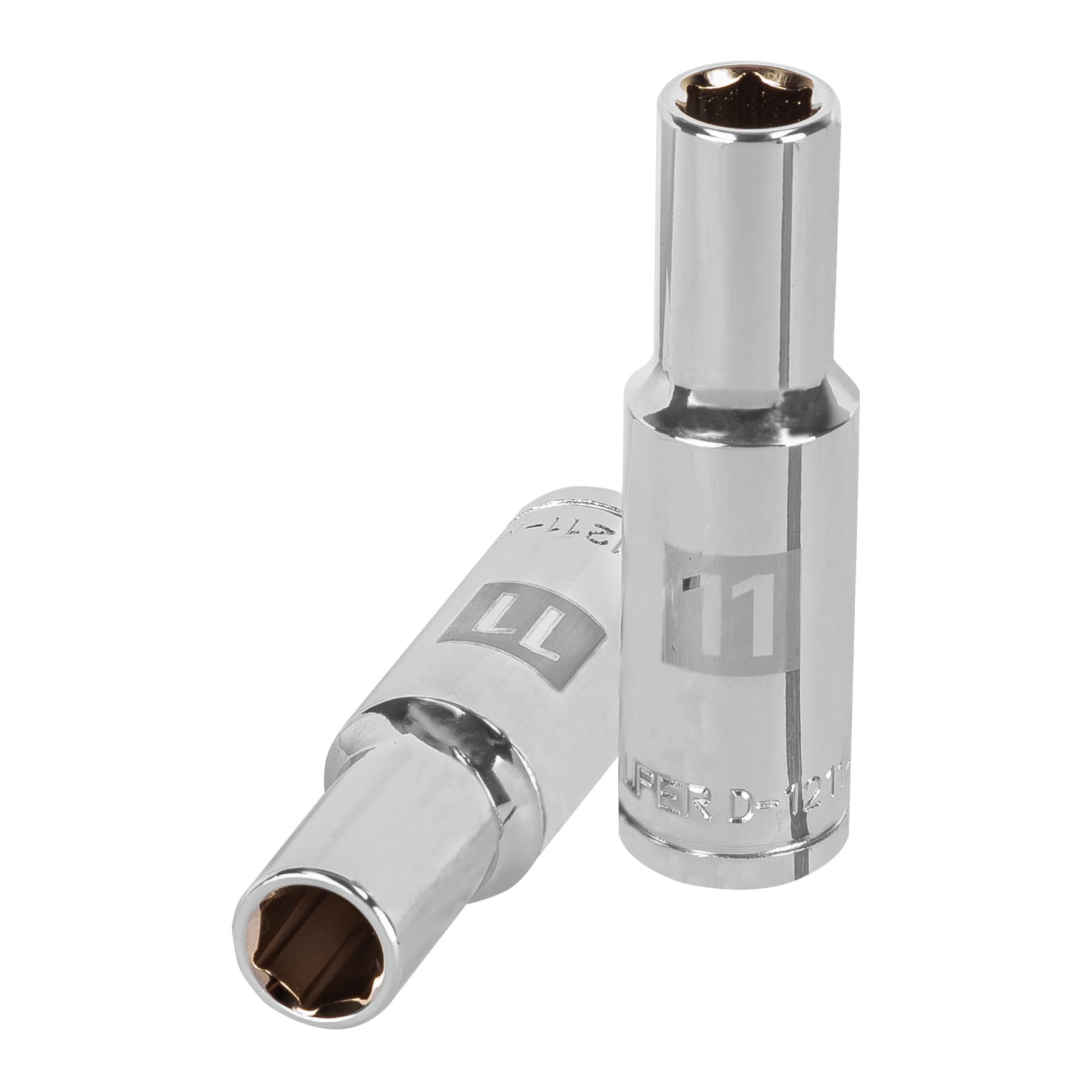 Dado largo de 11 mm, 6 puntas, cuadro 1/2", Truper