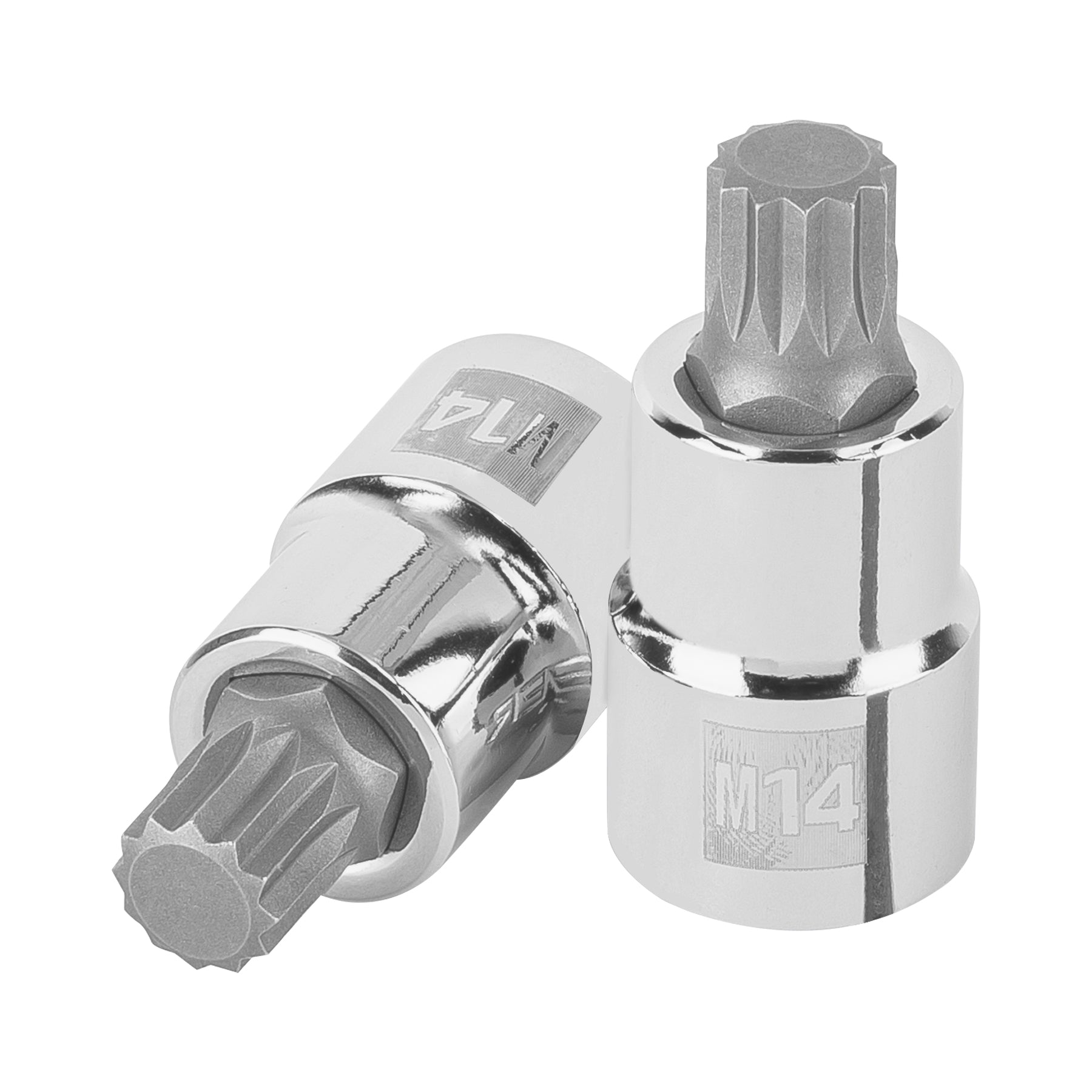 Dado punta corta bristol M14, cuadro 1/2", Truper