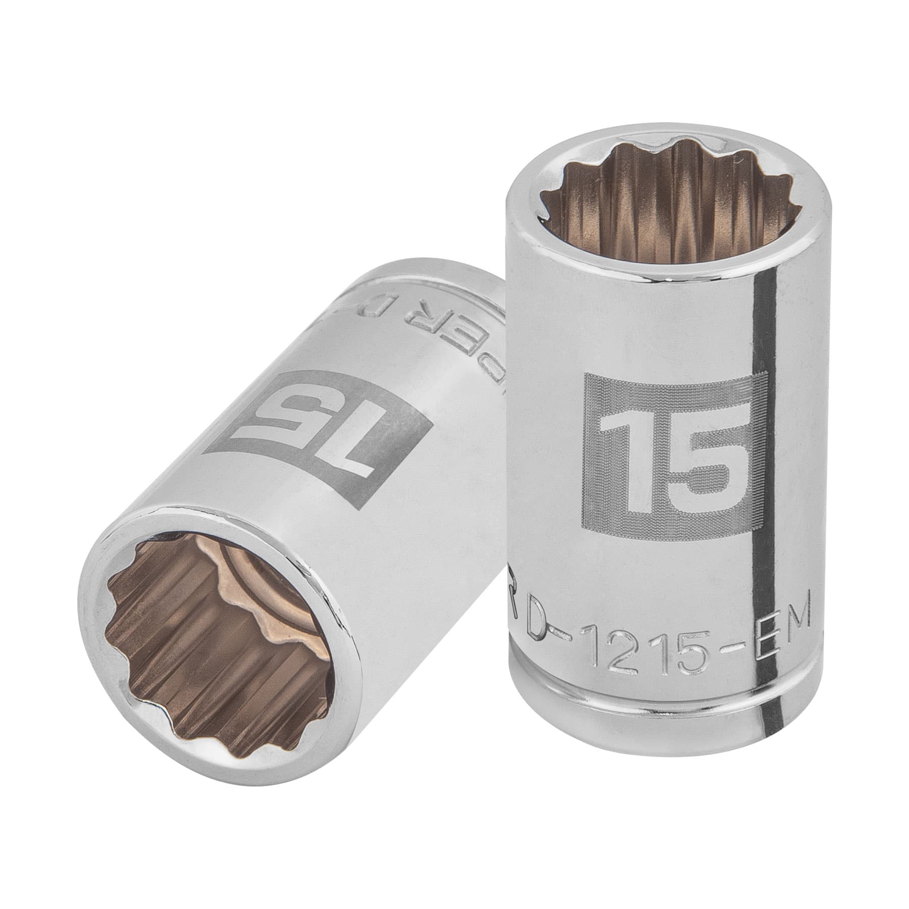 Dado de 15 mm, 12 puntas, cuadro 1/2", Truper