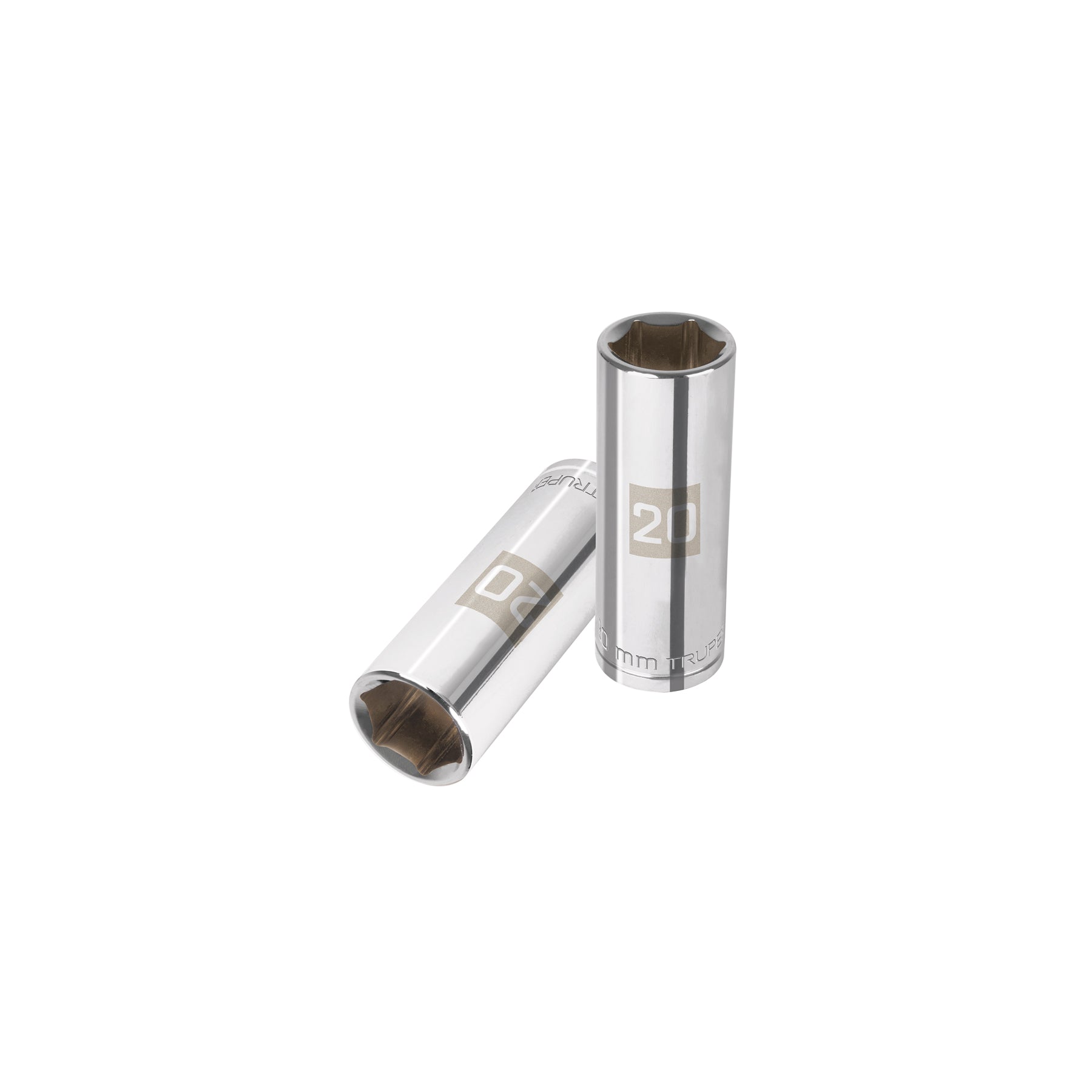 Dado largo de 20 mm, 6 puntas, cuadro 1/2", Truper