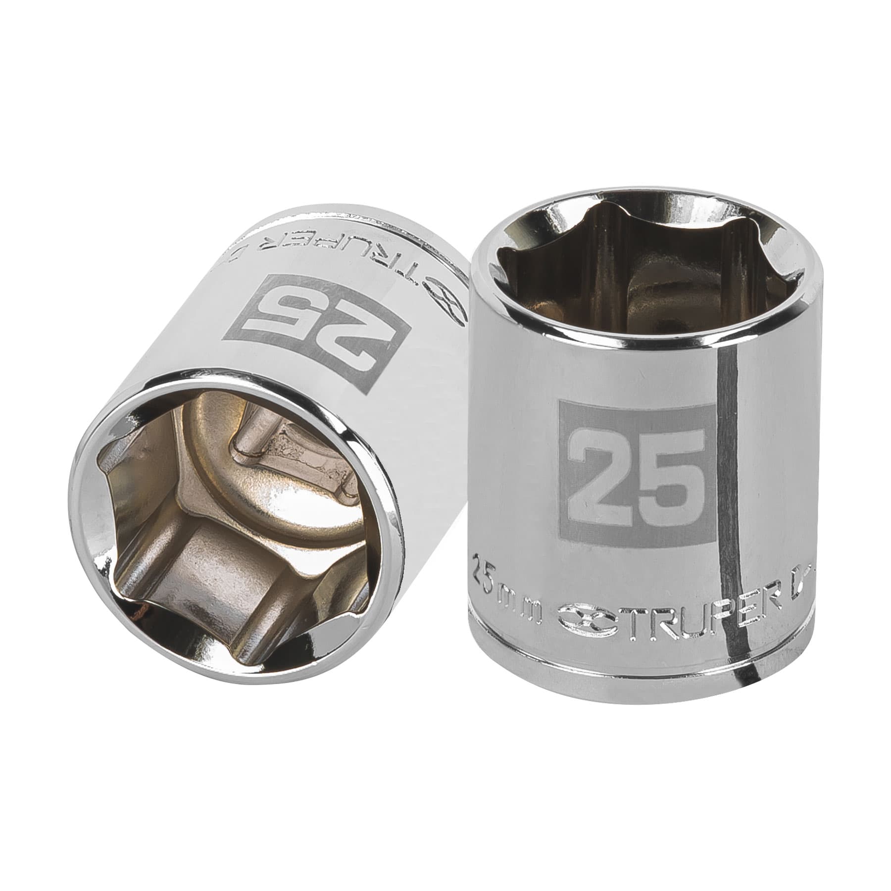 Dado de 25 mm, 6 puntas, cuadro 1/2", Truper