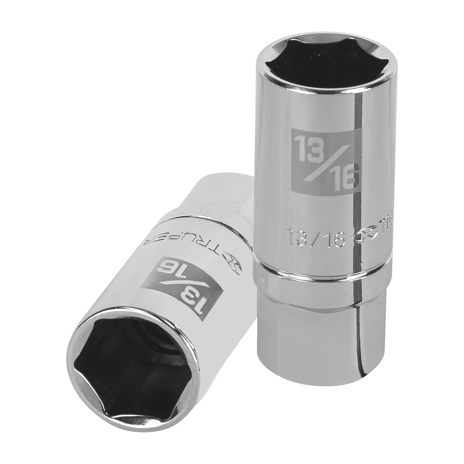 Dado largo para bujía de 13/16", 6 puntas, cuadro 1/2"