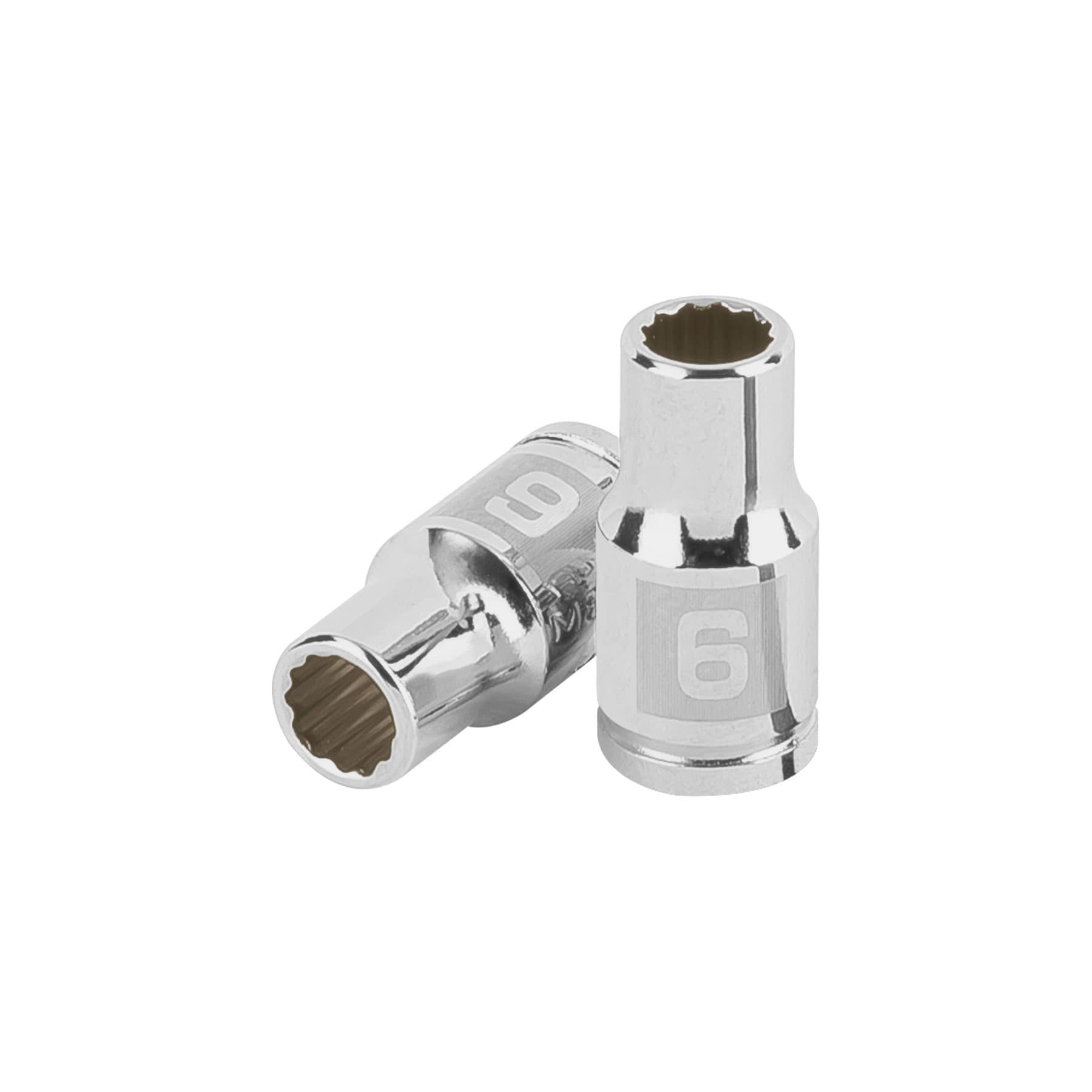 Dado de 6 mm, 12 puntas, cuadro 1/4", Truper