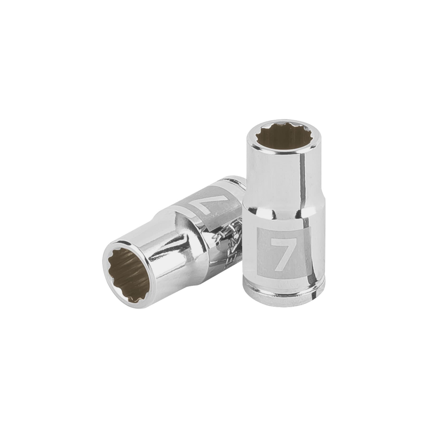 Dado de 7 mm, 12 puntas, cuadro 1/4", Truper