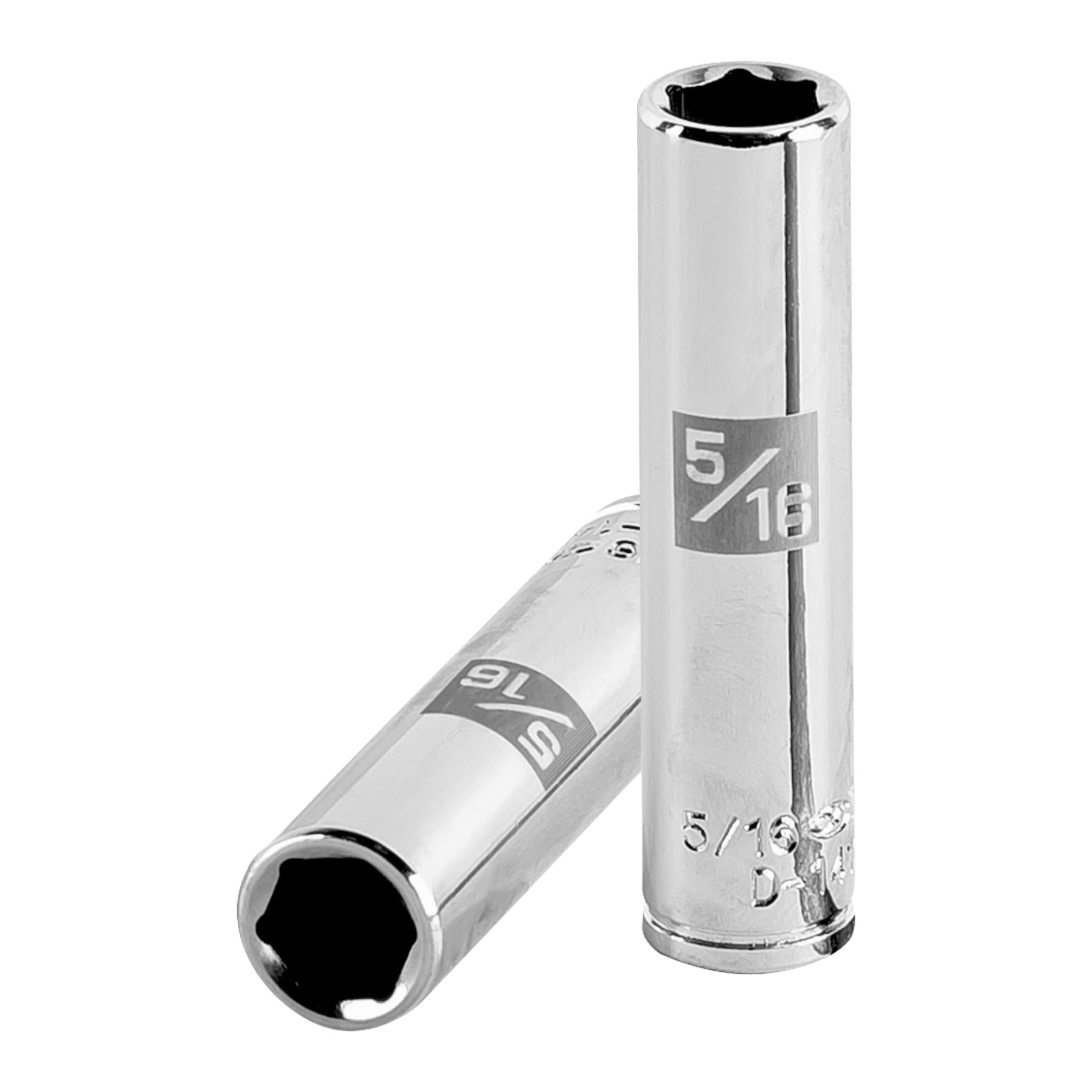 Dado largo de 5/16", 6 puntas, cuadro 1/4", Truper