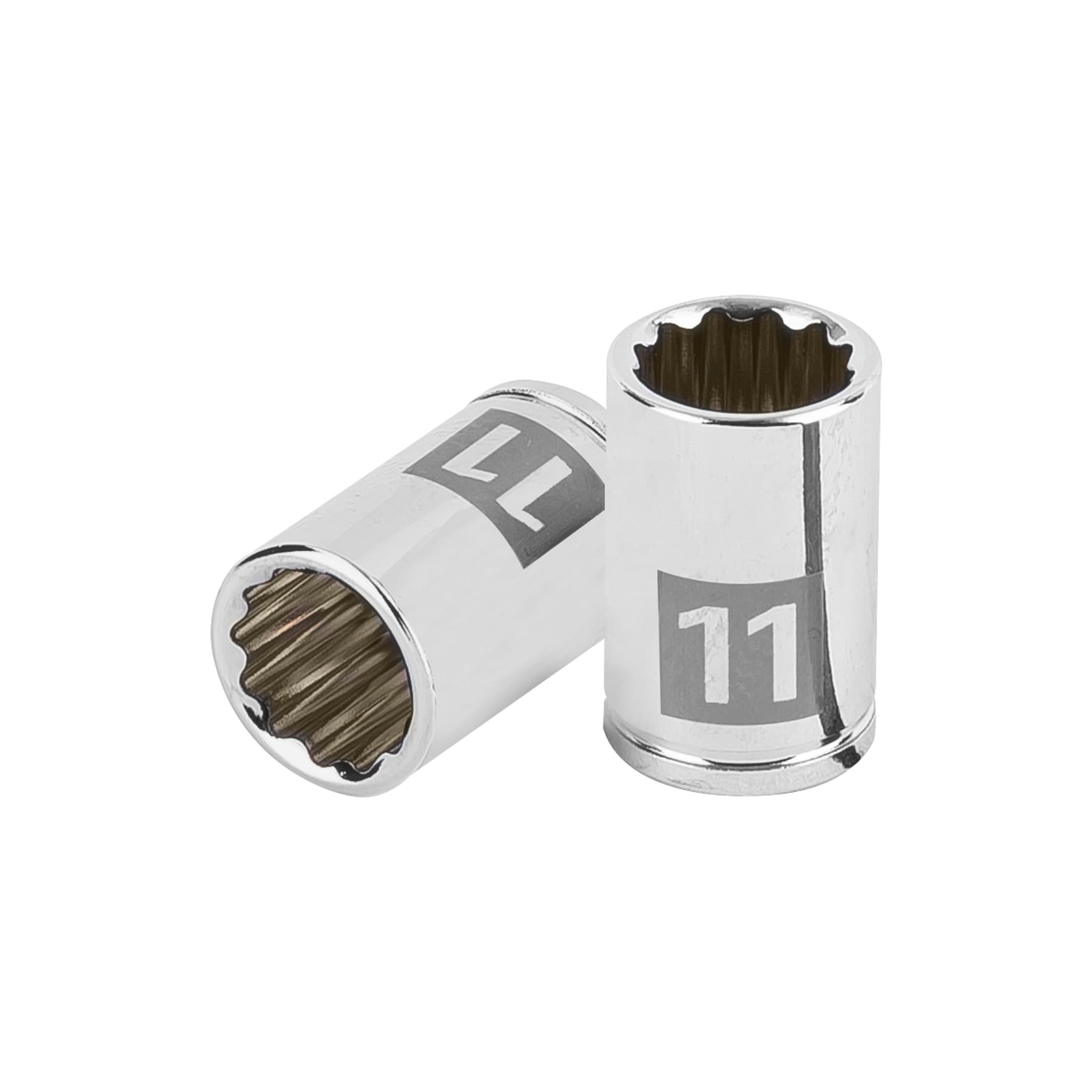 Dado de 11 mm, 12 puntas, cuadro 1/4", Truper