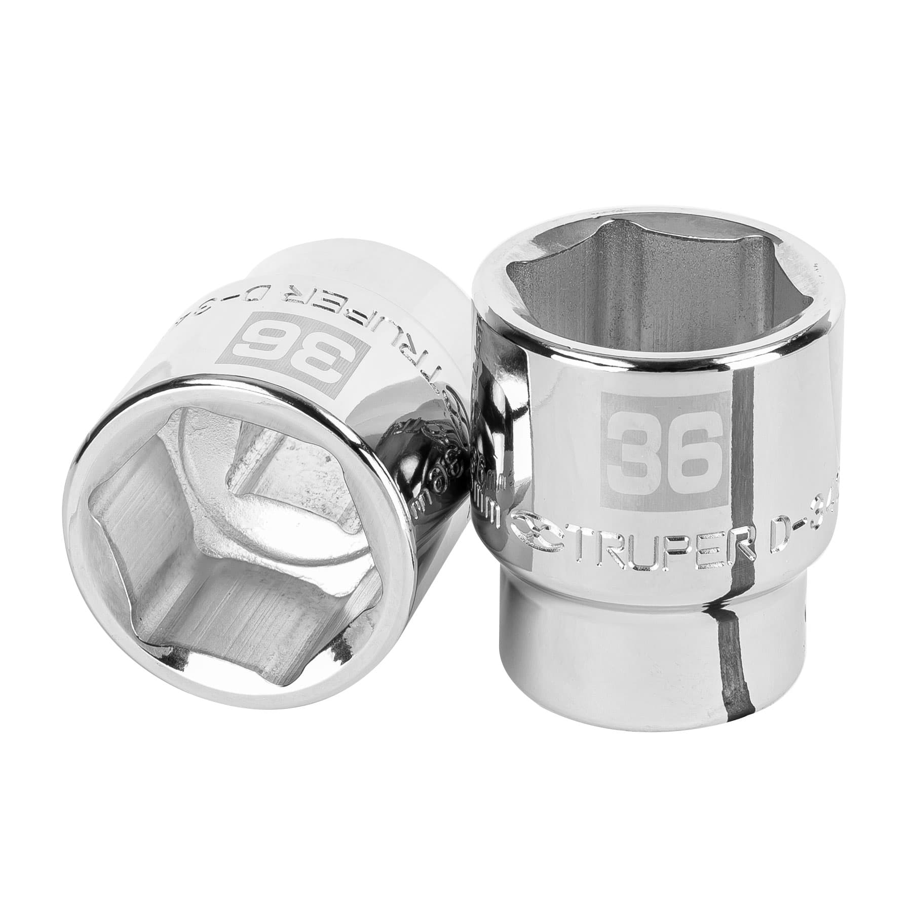 Dado de 36 mm, 6 puntas, cuadro 3/4", Truper