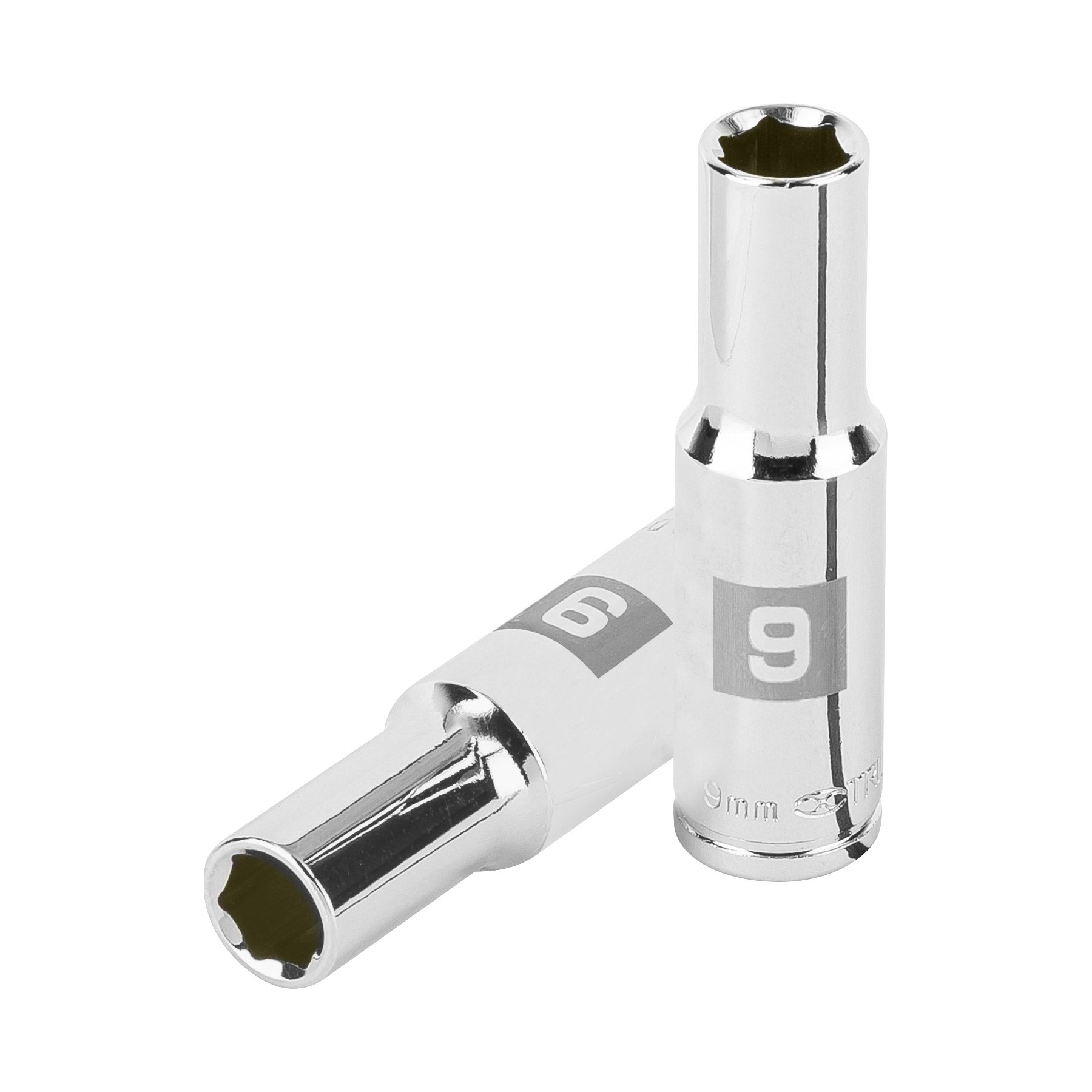 Dado largo de 9 mm, 6 puntas, cuadro 3/8", Truper