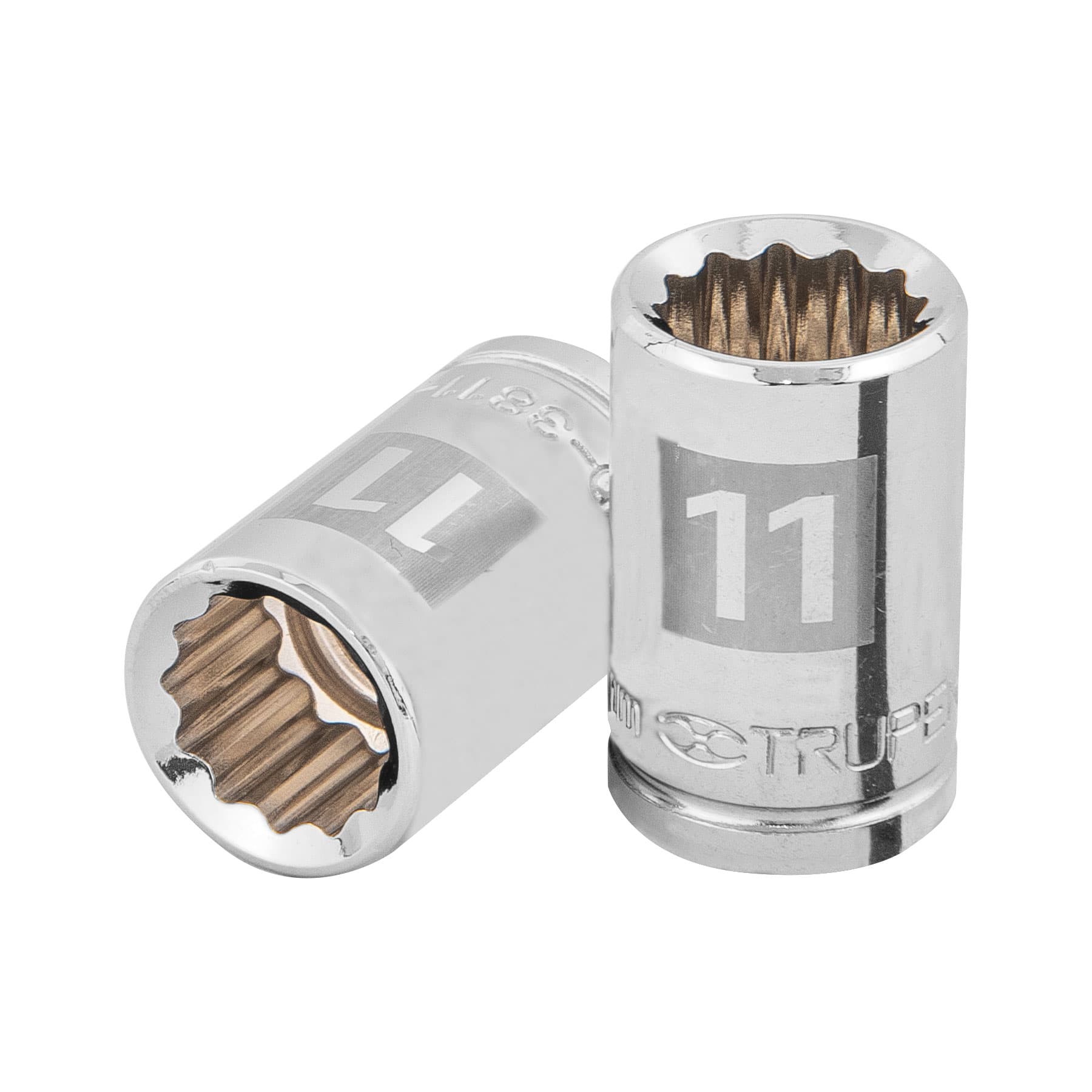 Dado de 11 mm, 12 puntas, cuadro 3/8", Truper