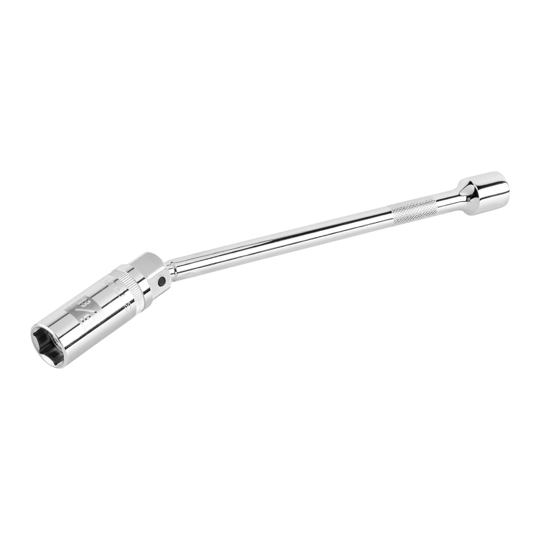 Dado para bujías cuadro 3/8" articulado 5/8", extensión 10"