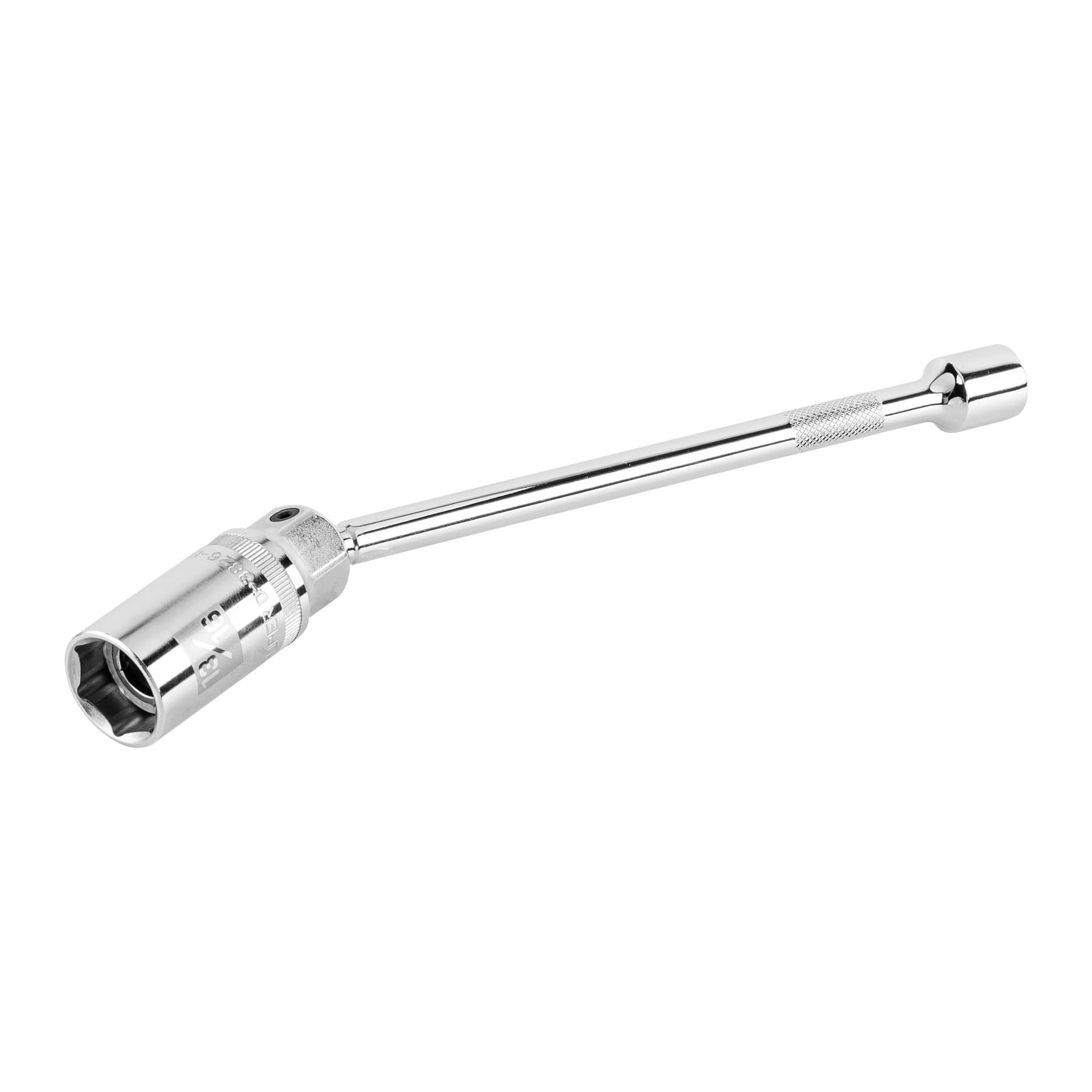 Dado para bujías cuadro 3/8" articulado 13/16", extensión 10"