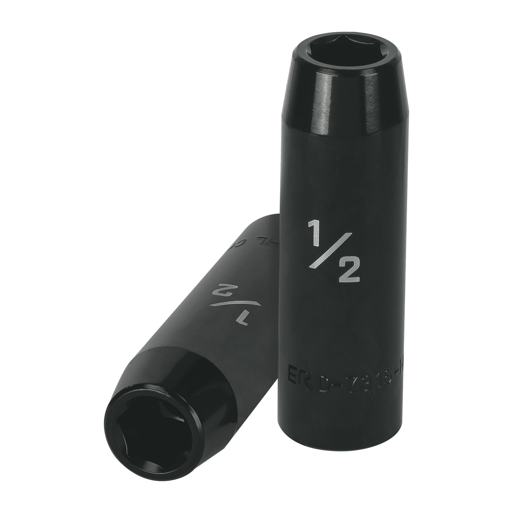 Dado largo impacto de 1/2", 6 puntas, cuadro 1/2", Truper