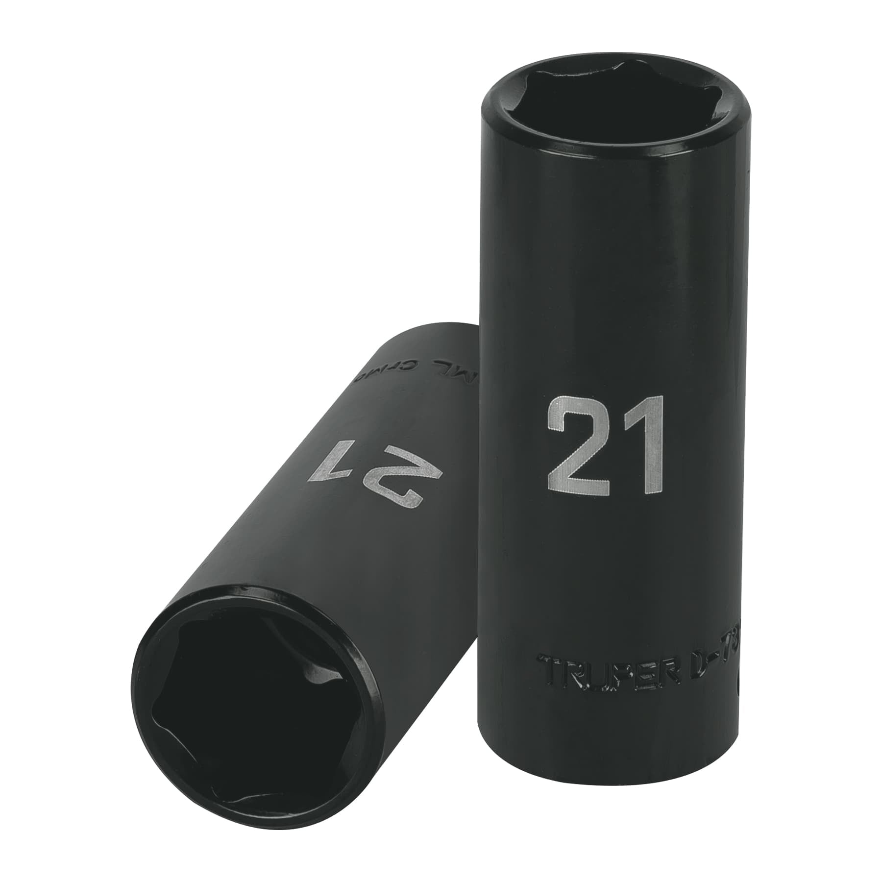 Dado largo cuadro 1/2" de impacto 6 puntas de 21 mm, Truper