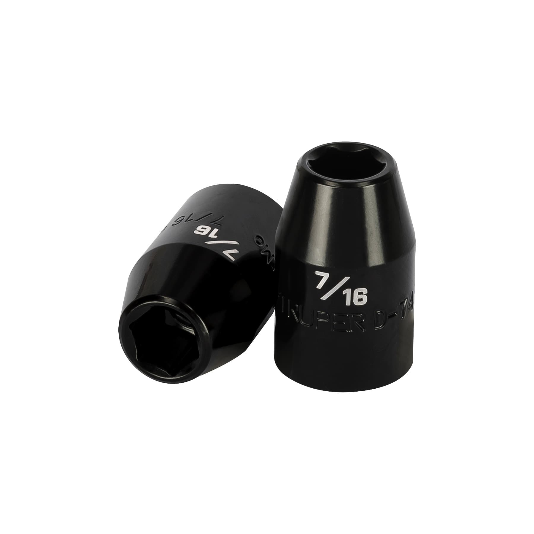 Dado de impacto de 7/16", 6 puntas, cuadro 1/2", Truper
