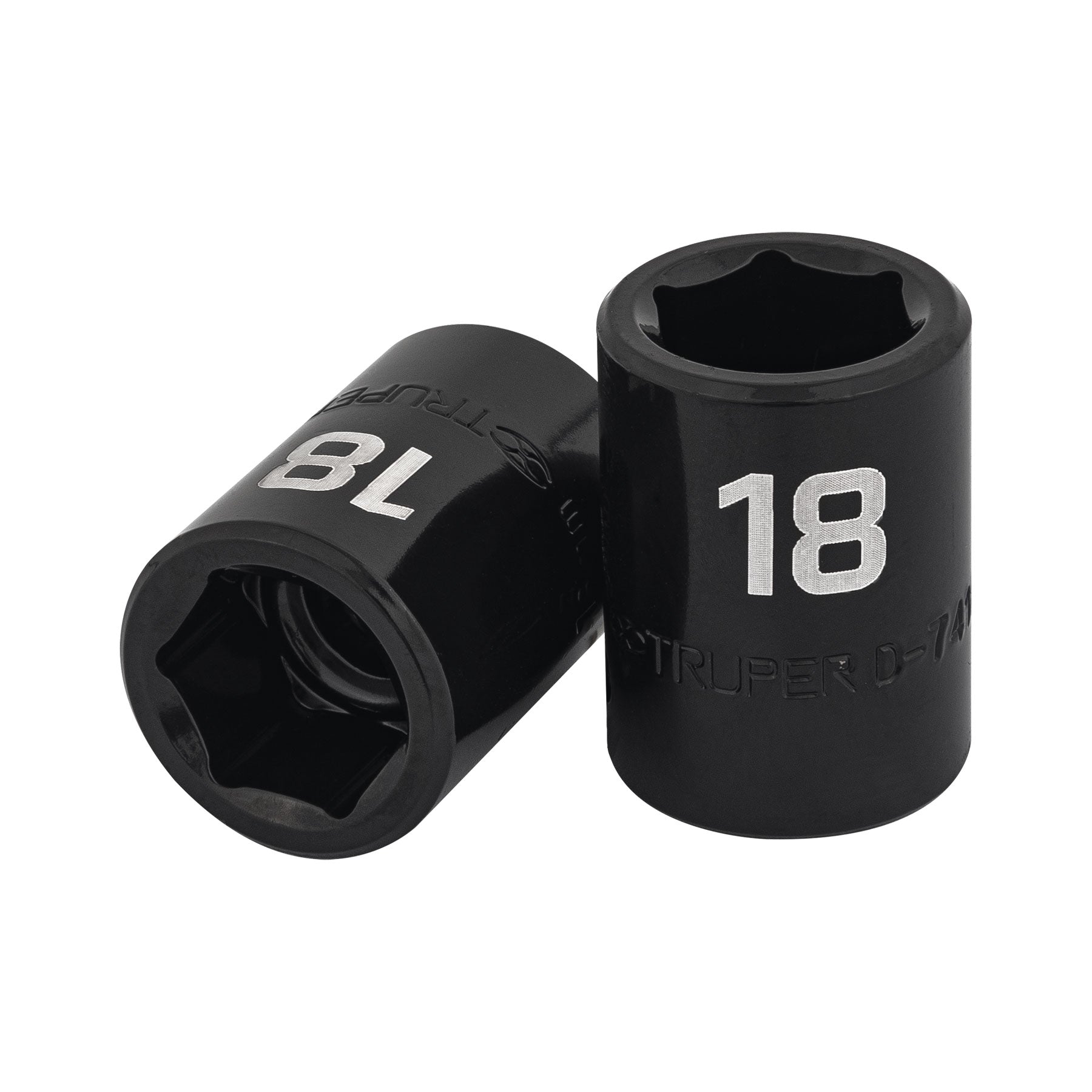Dado cuadro 1/2" de impacto 6 puntas de 18 mm, Truper