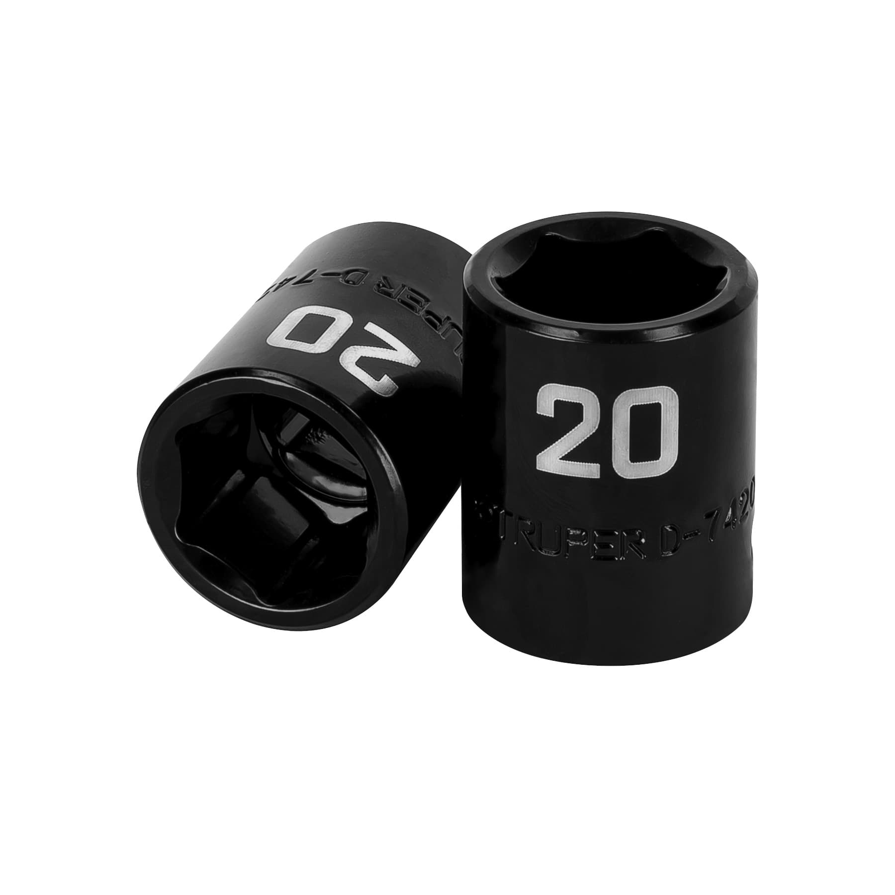 Dado cuadro 1/2" de impacto 6 puntas de 20 mm, Truper