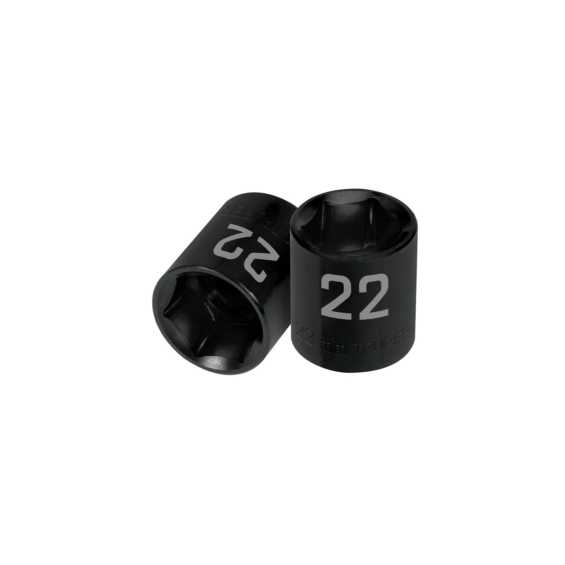 Dado de impacto de 22 mm, 6 puntas, cuadro 1/2", Truper