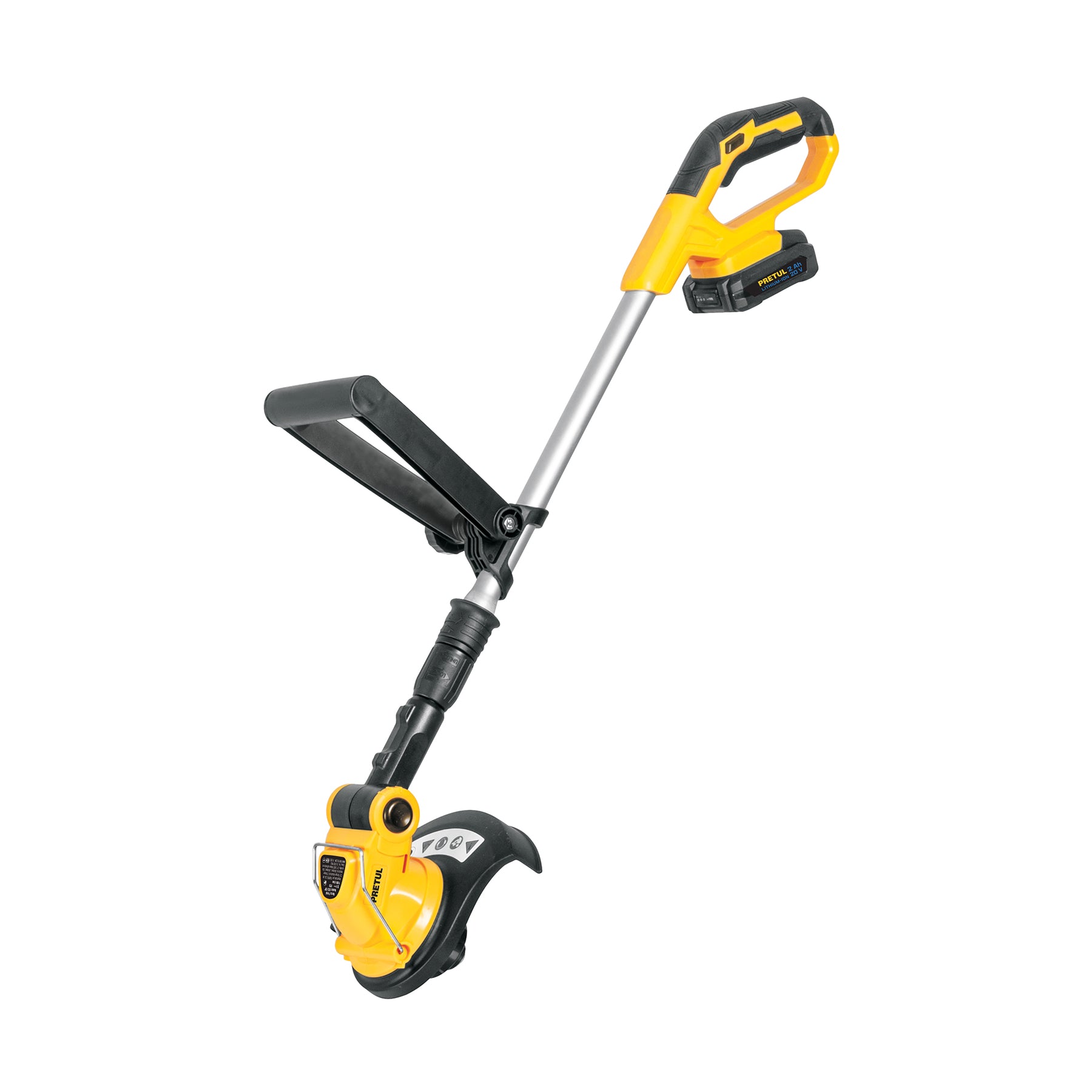 Desbrozadora inalámbrica 20V, 1 batería 2Ah, 1 cargador Pretul