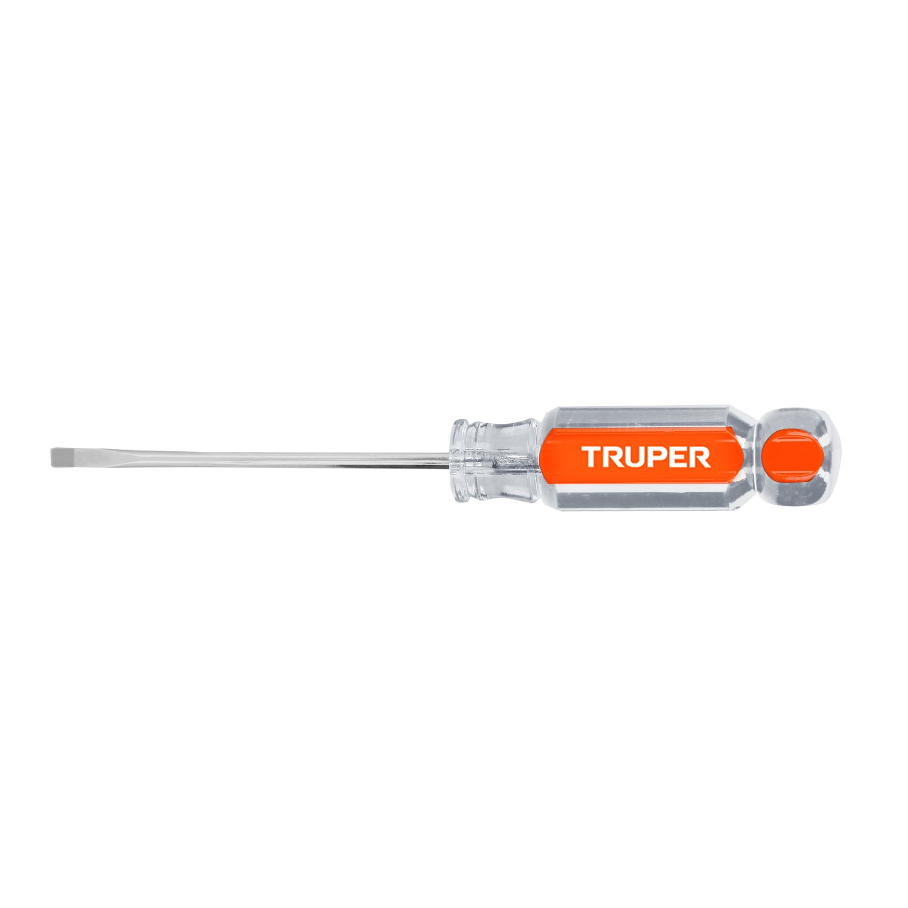 Desarmador cabinet 1/8" x 3" mango de acetato, Truper