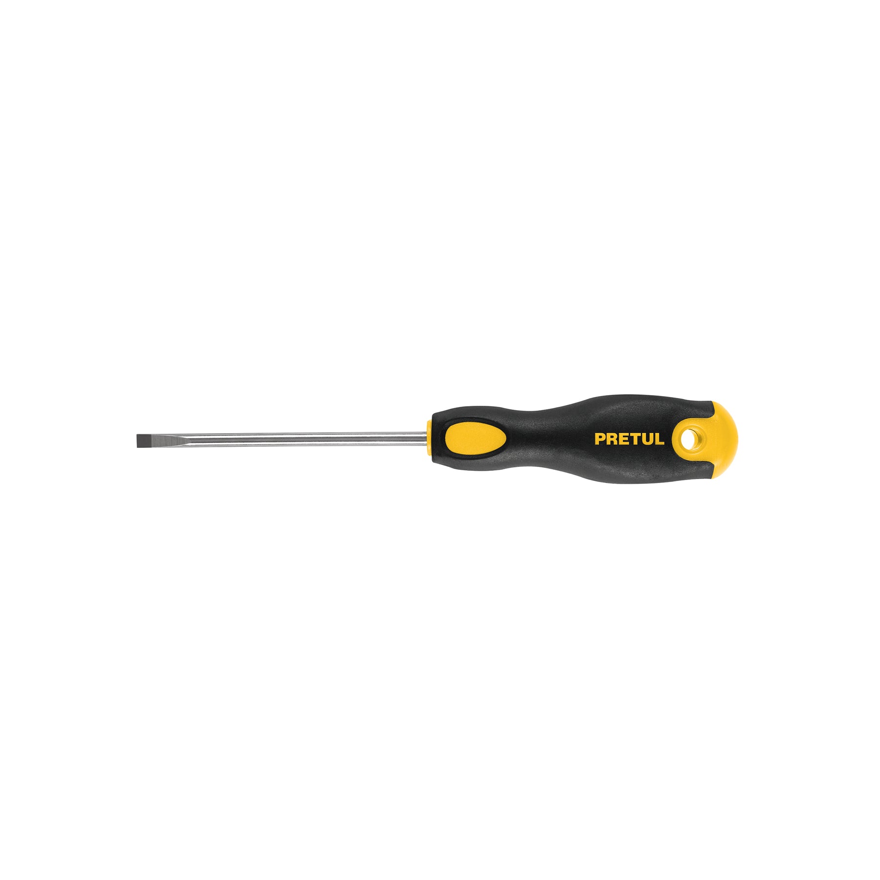 Desarmador cabinet 3/16 x 4" mango Comfort Grip, Pretul, DG-3/16X4BP, 21489