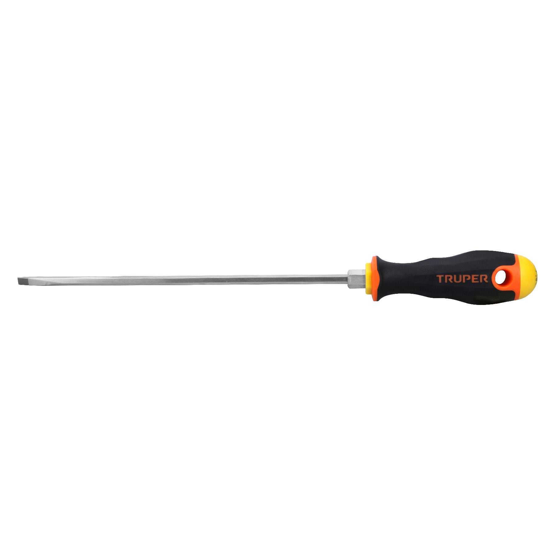 Desarmador cabinet 3/16" x 8" mango Comfort Grip, Truper