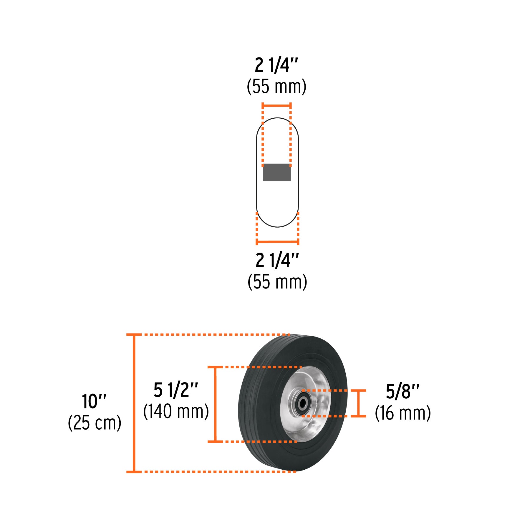 Diablo de carga de aluminio 250 kg con extensión de base