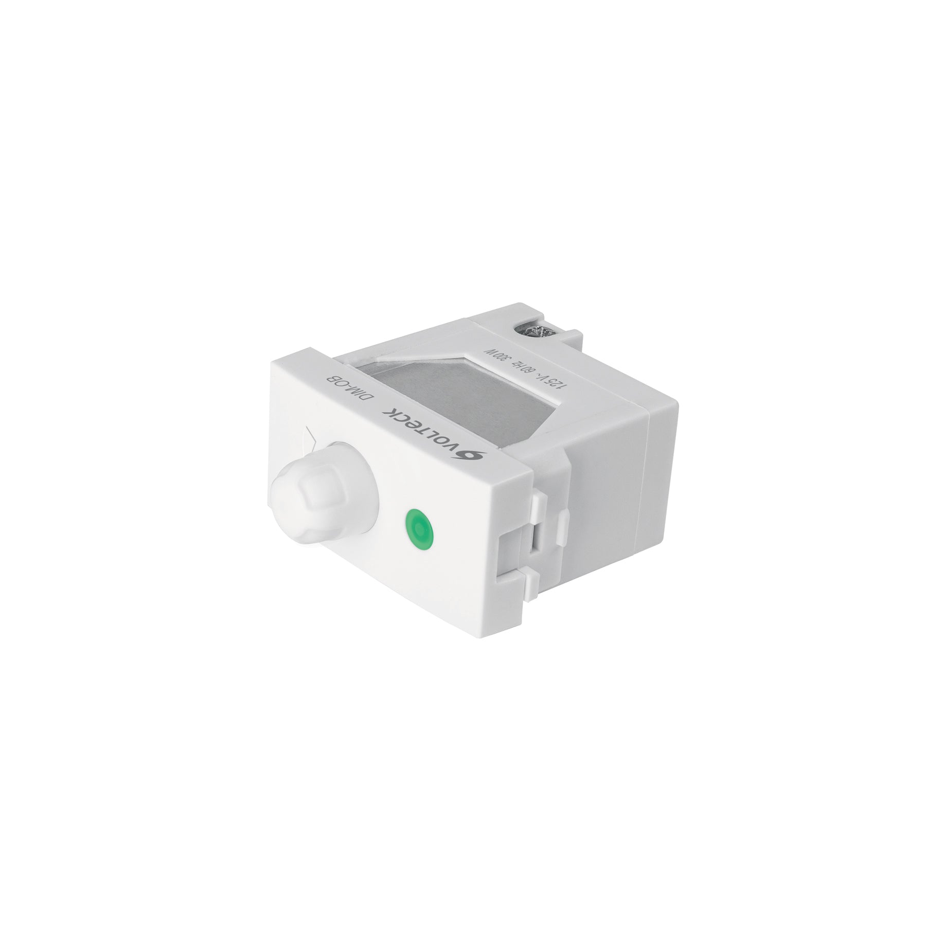 Dimmer giratorio, línea Oslo, color blanco, Volteck, DIM-OB, 48330