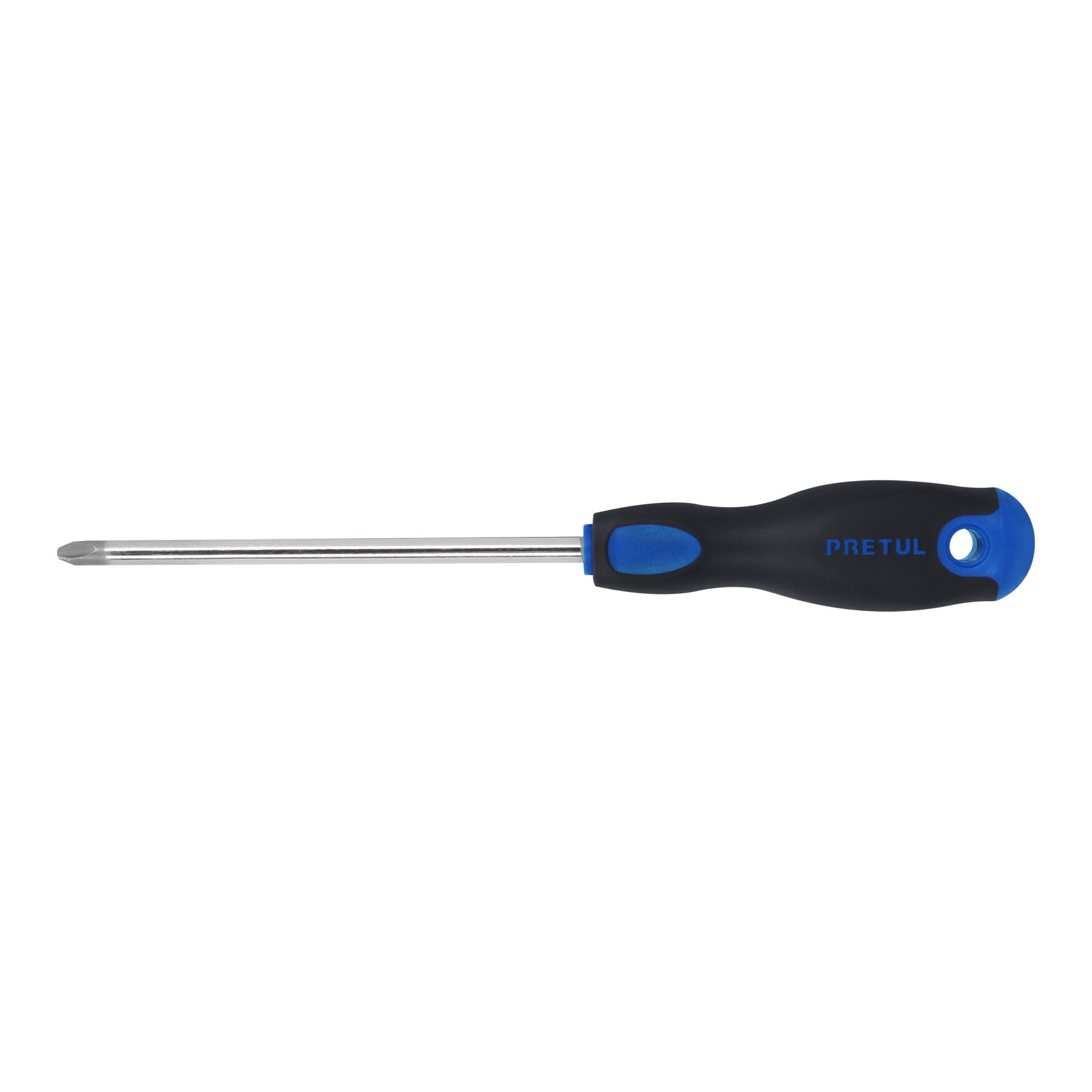 Desarmador de cruz 5/16" x 6" mango Comfort Grip, Pretul, DP-5/16X6BP, 21492