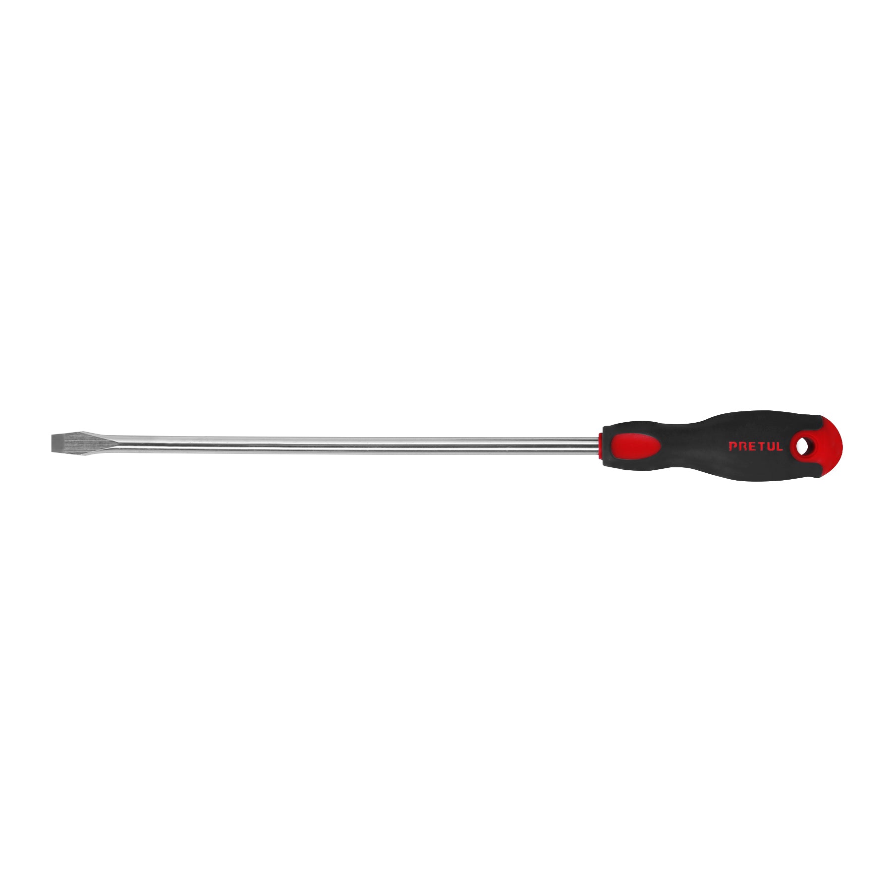 Desarmador plano 3/8" x 12" mango Comfort Grip, Pretul, DR-3/8X12BP, 28081