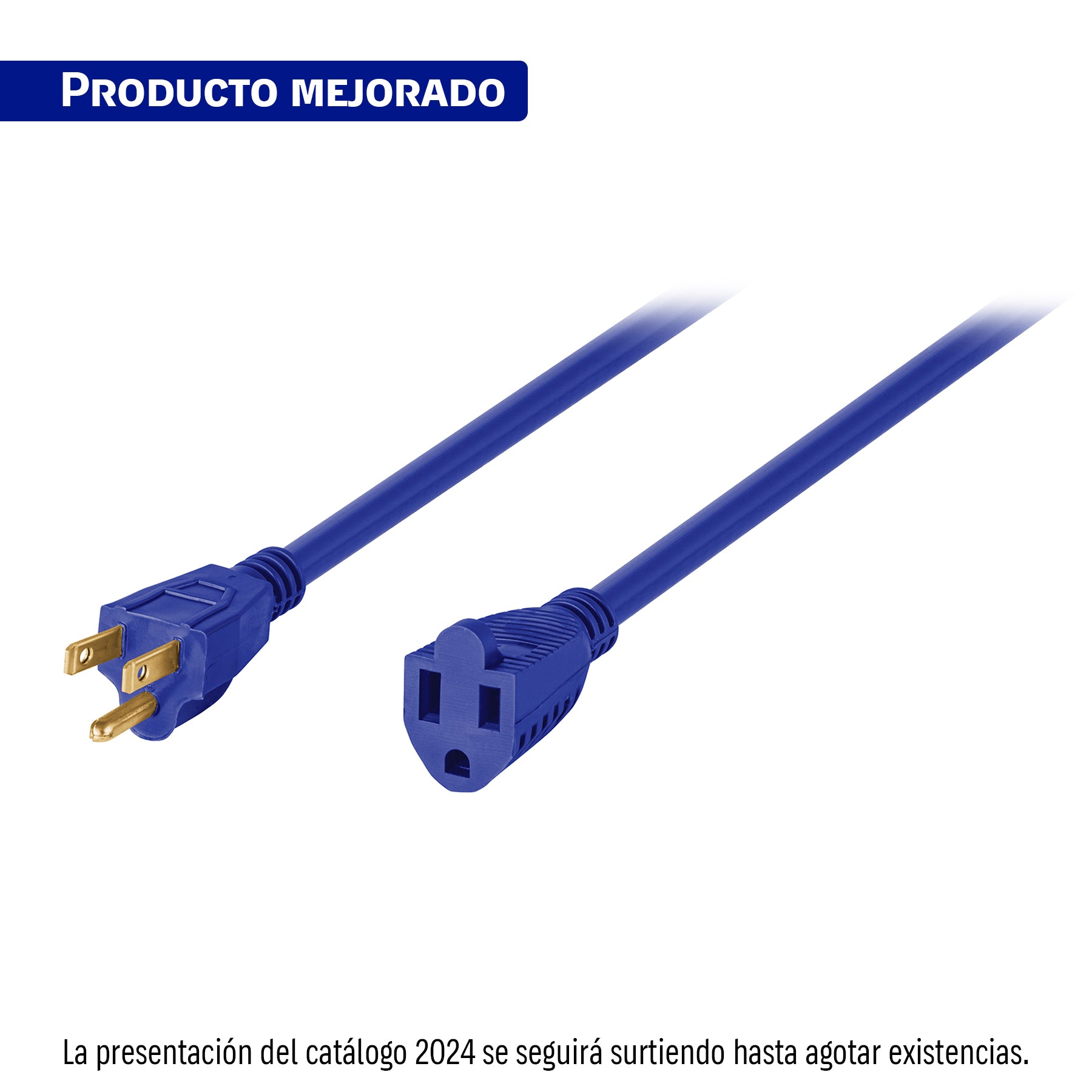 Extensión de uso rudo aterrizada 6 m calibre 16, Volteck, ERA-6X16, 40196