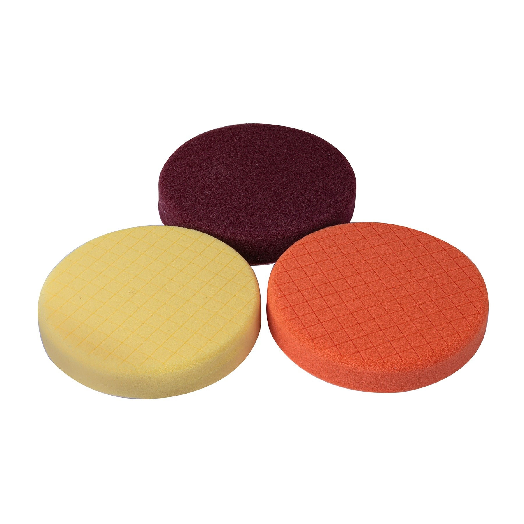 Juego de 3 esponjas para pulir de 7" hook and loop,Truper