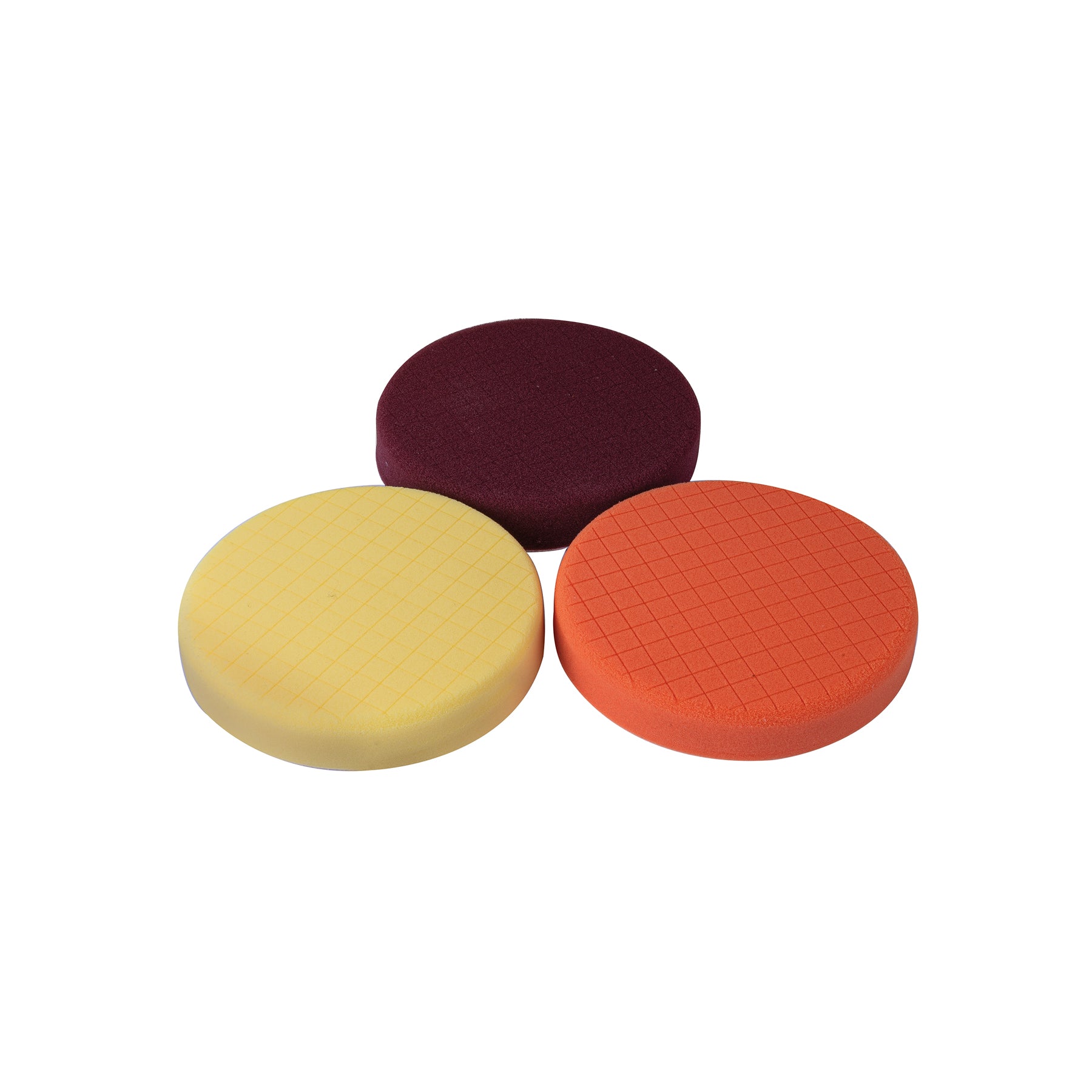 Juego de 3 esponjas para pulir de 7" hook and loop,Truper