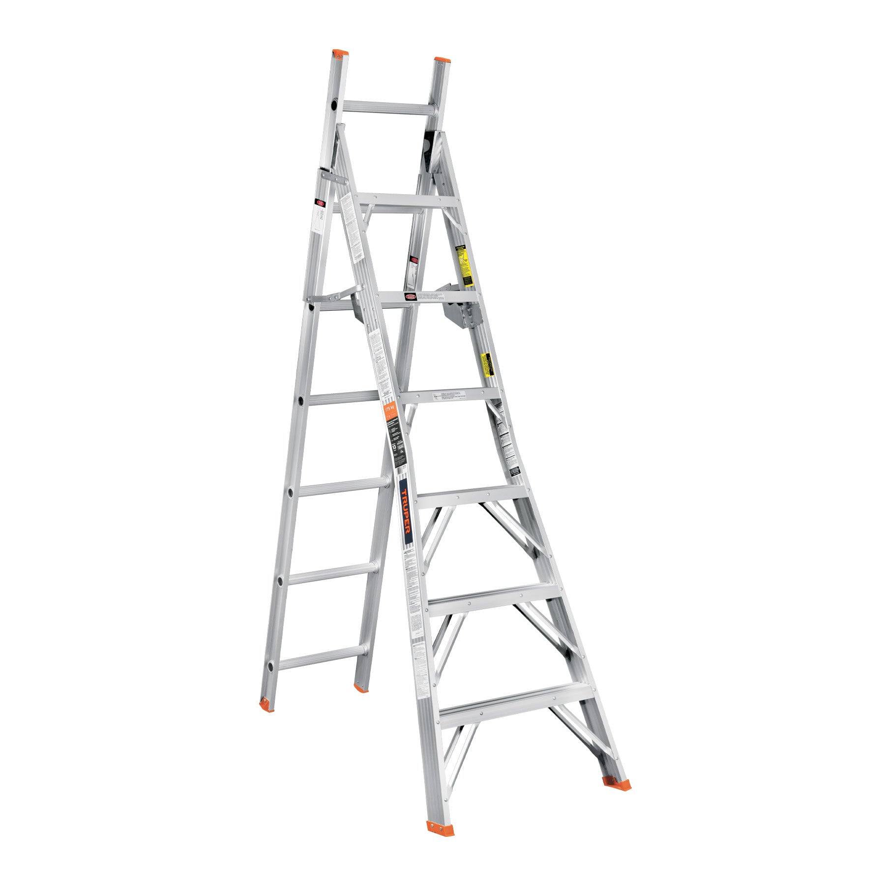Escalera convertible, tipo ll, 13 escalones, Truper