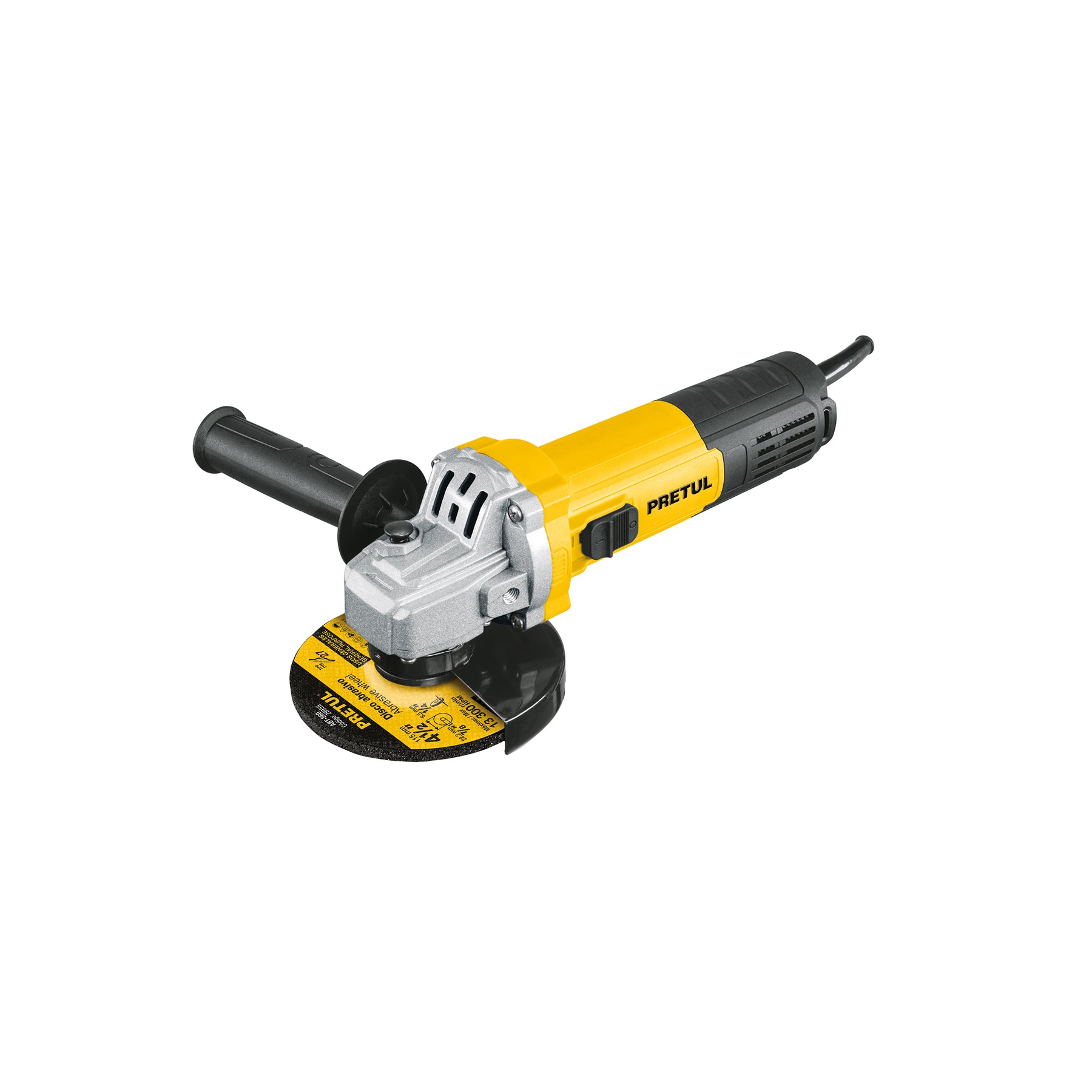 Esmeriladora angular 4-1/2", 550W, Pretul