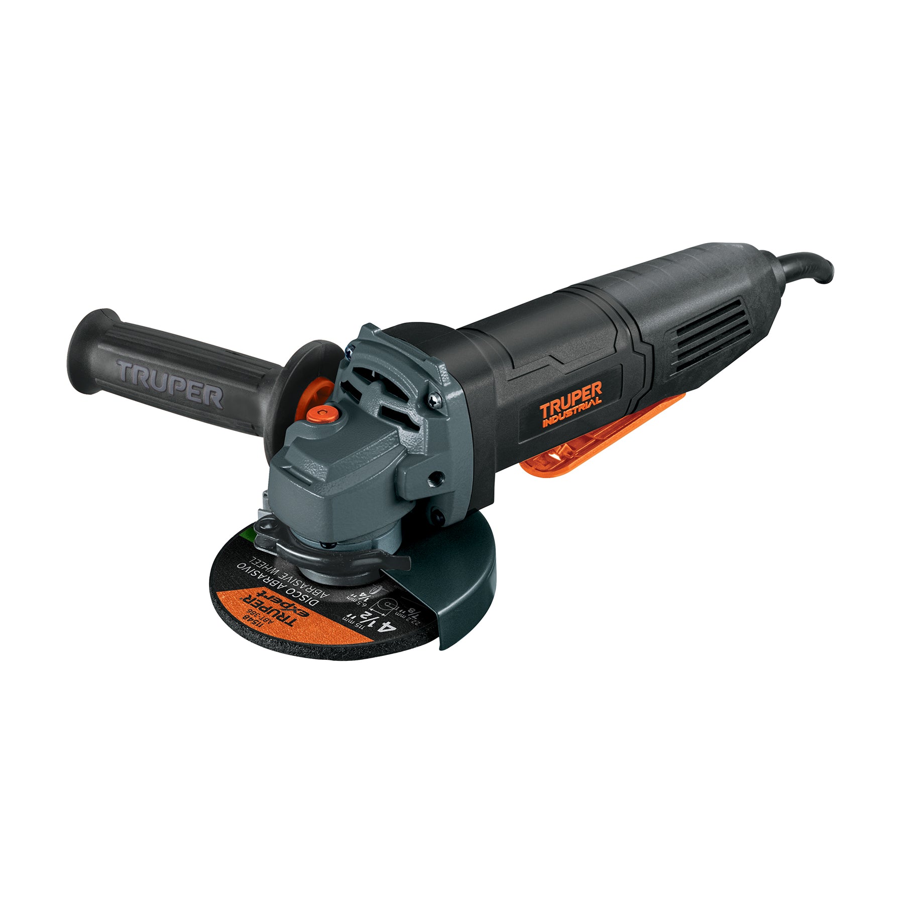 Esmeriladora 4-1/2", 850 W, int. paleta, Truper industrial