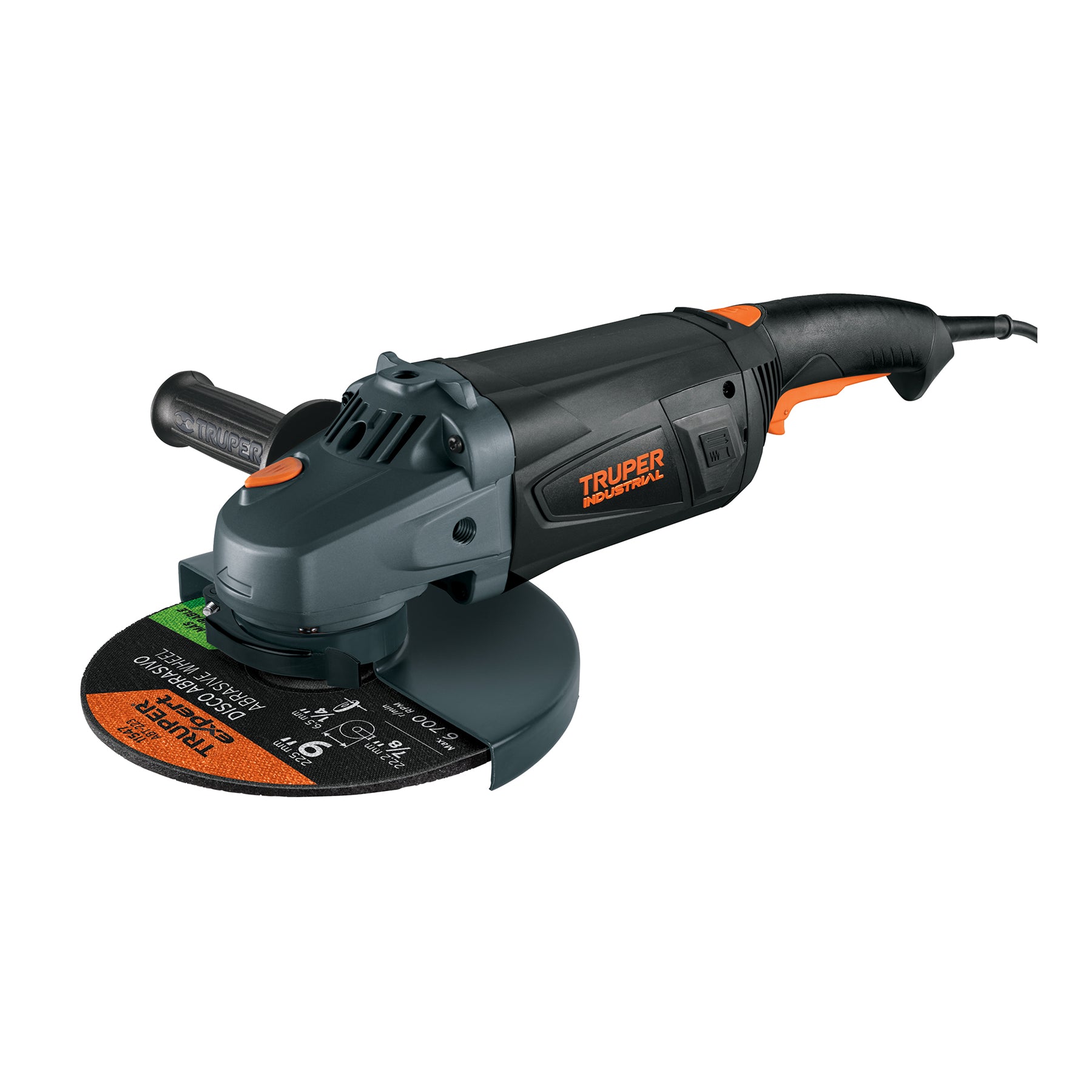Esmeriladora angular 9", 2350W, Truper industrial
