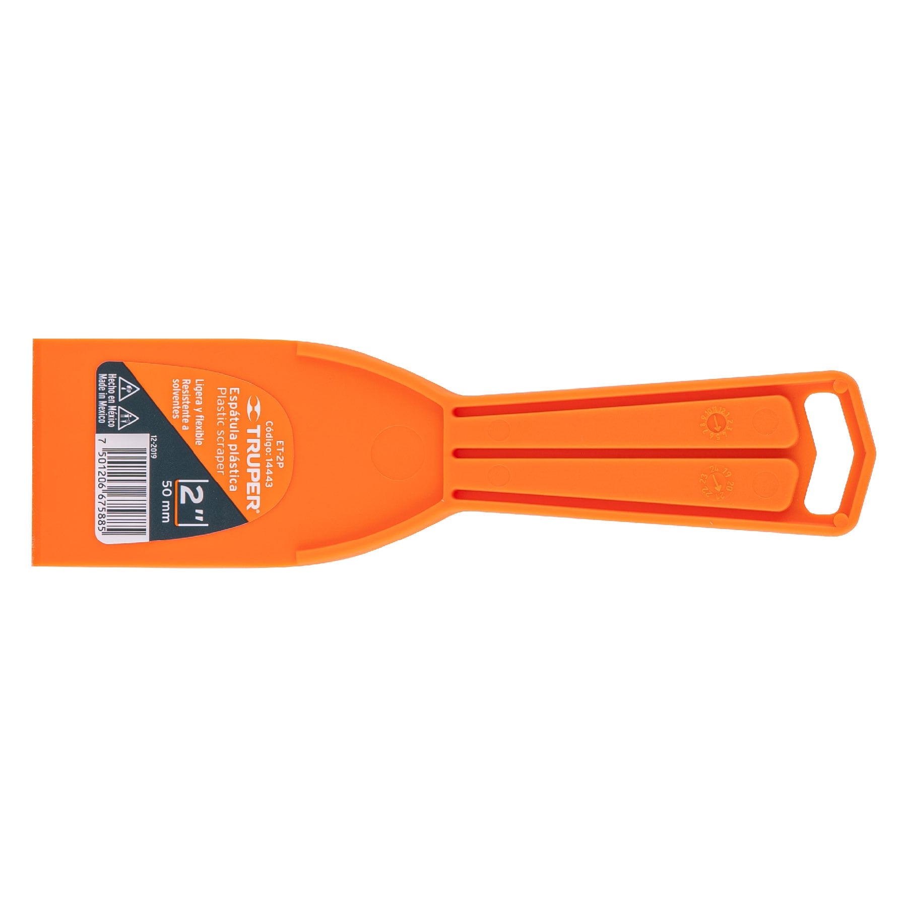 Espátula plástica de 2", Truper