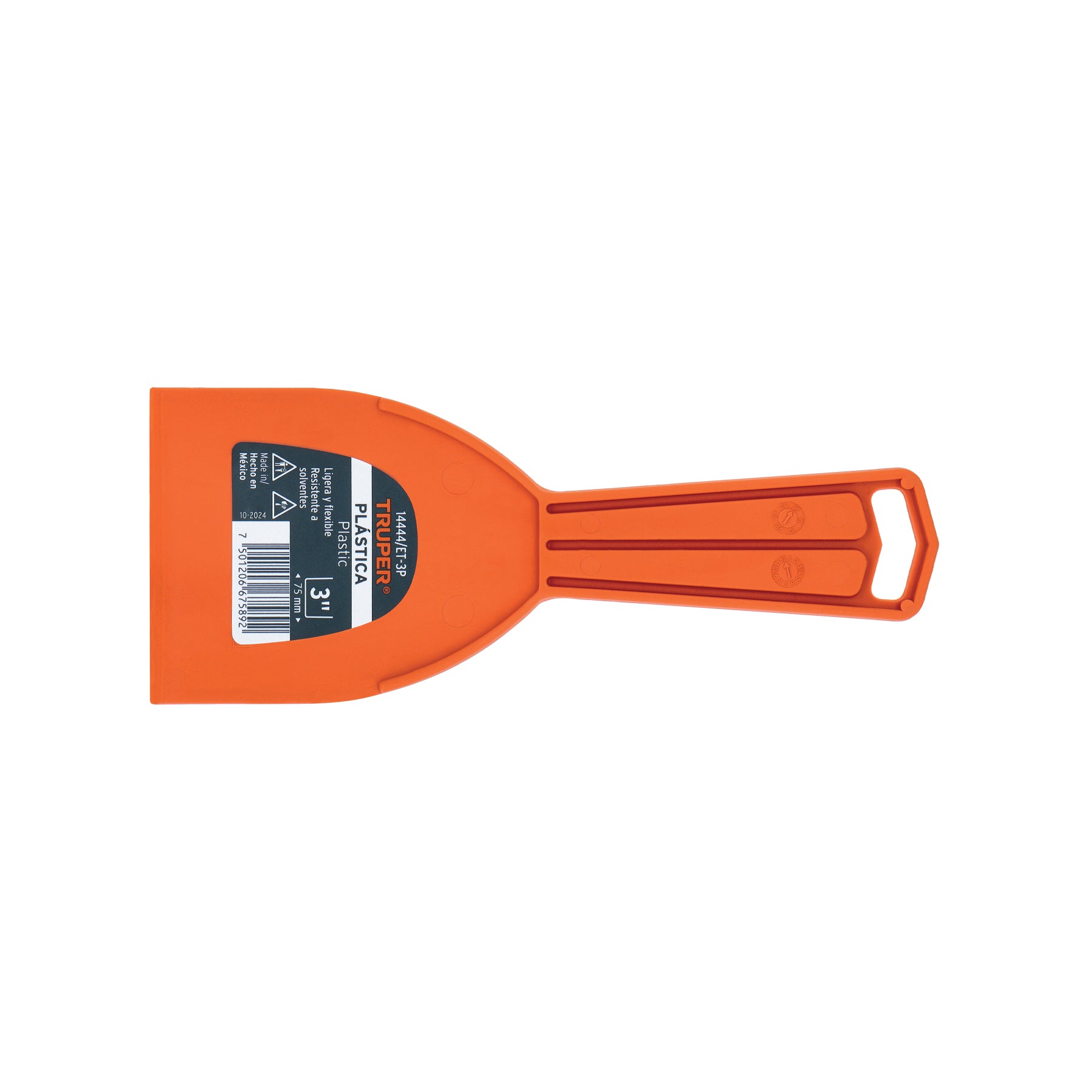 Espátula plástica de 3", Truper