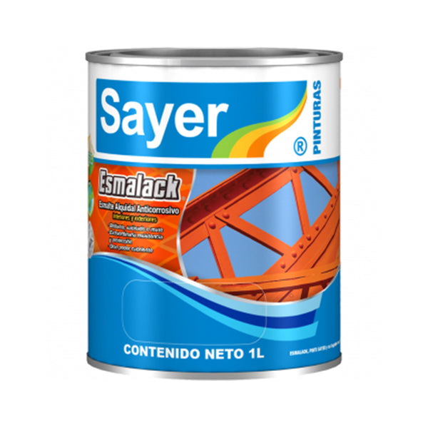 ESMALACK NEGRO BRILLANTE SAYER 1L (EE-0100.30)