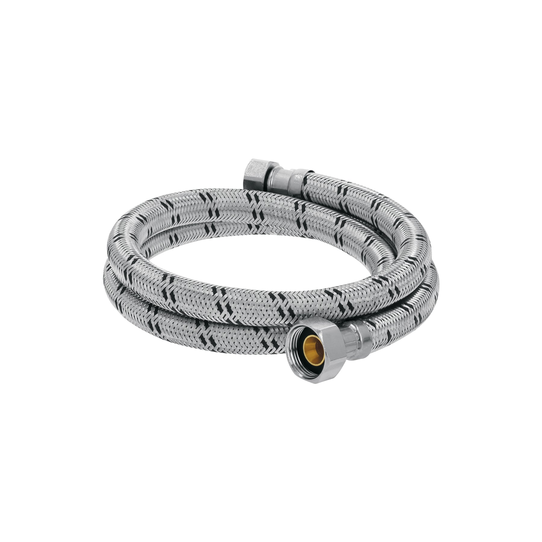 Manguera para boiler, acero inoxidable . 1/2"H x 3/4"H, 120 cm, Foset, FBO-12120X, 47425