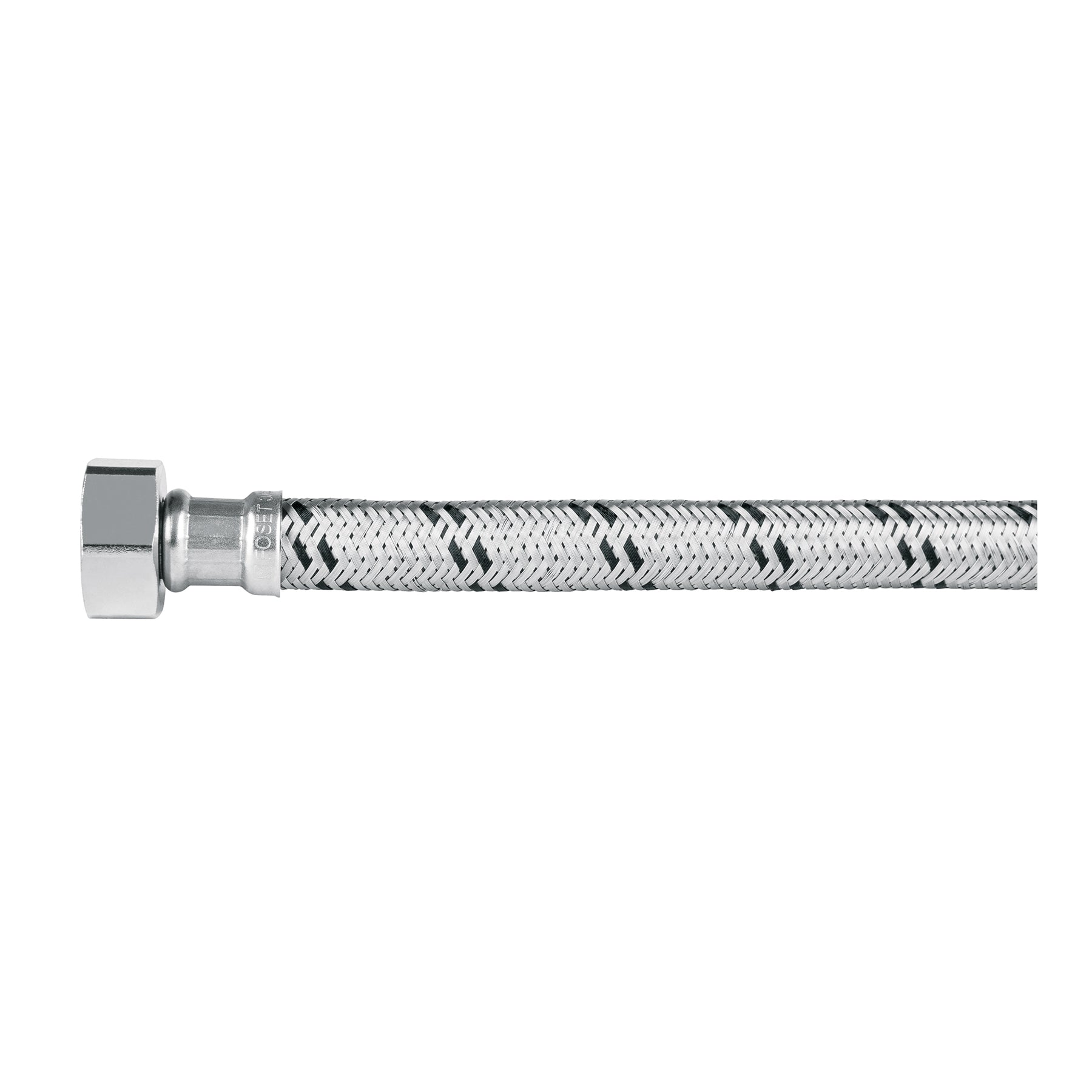 Manguera para boiler, acero inoxidable . 3/4"H x 3/4"H, 60 cm, Foset, FBO-3460X, 49130
