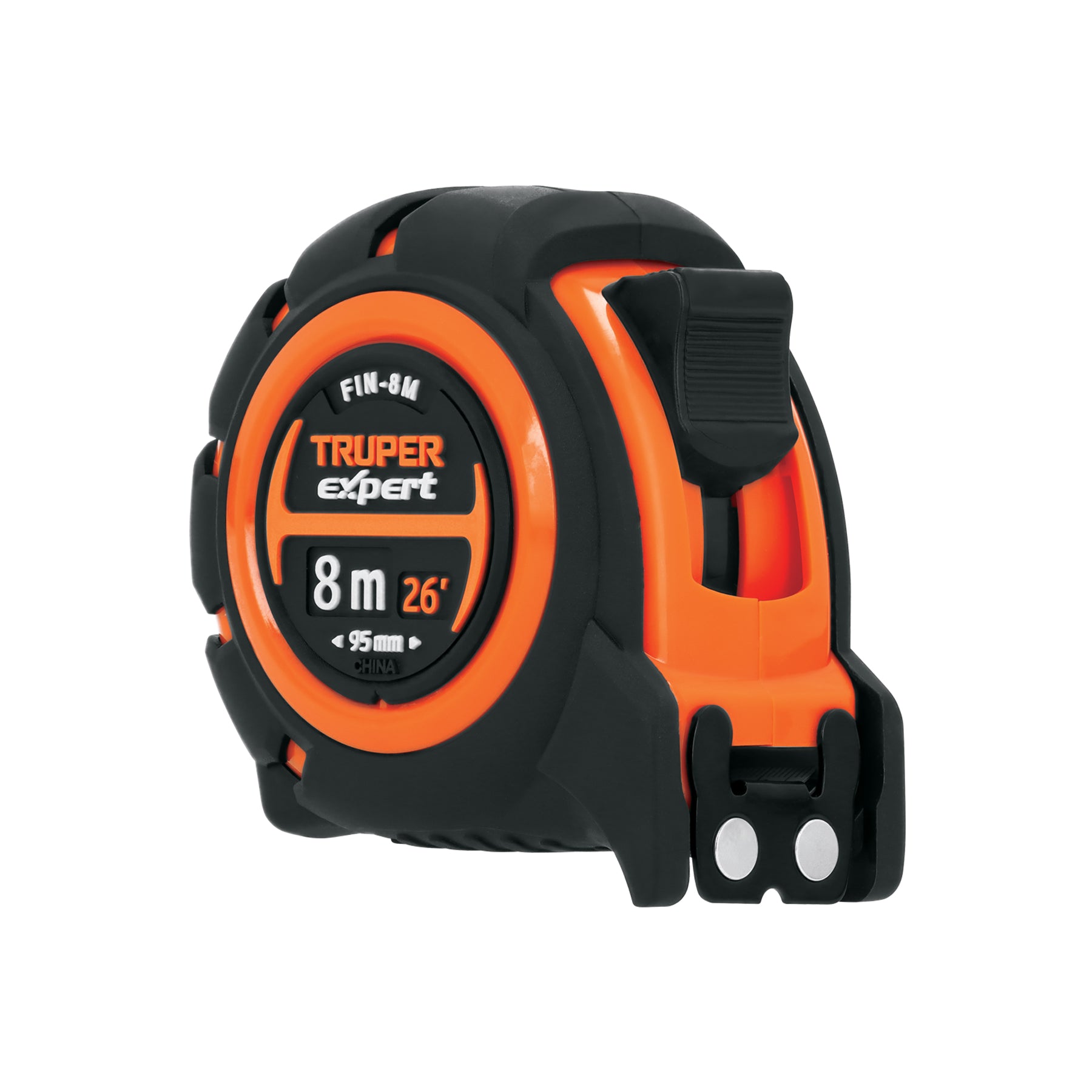 Flexómetro industrial contra impactos 8 m cinta 25 mm
