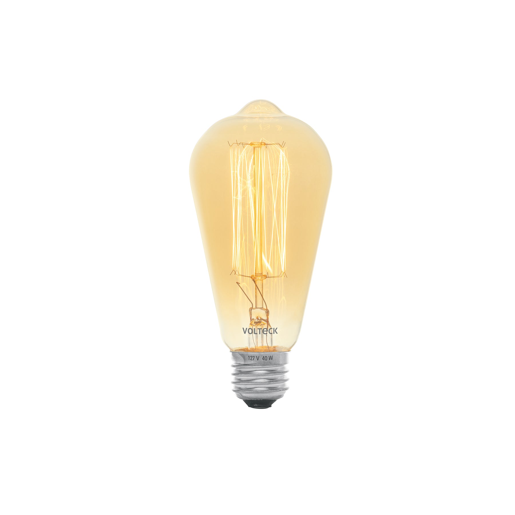 Lámpara incandescente vintage 40 W tipo Edison, Volteck, FIV-40E, 47104