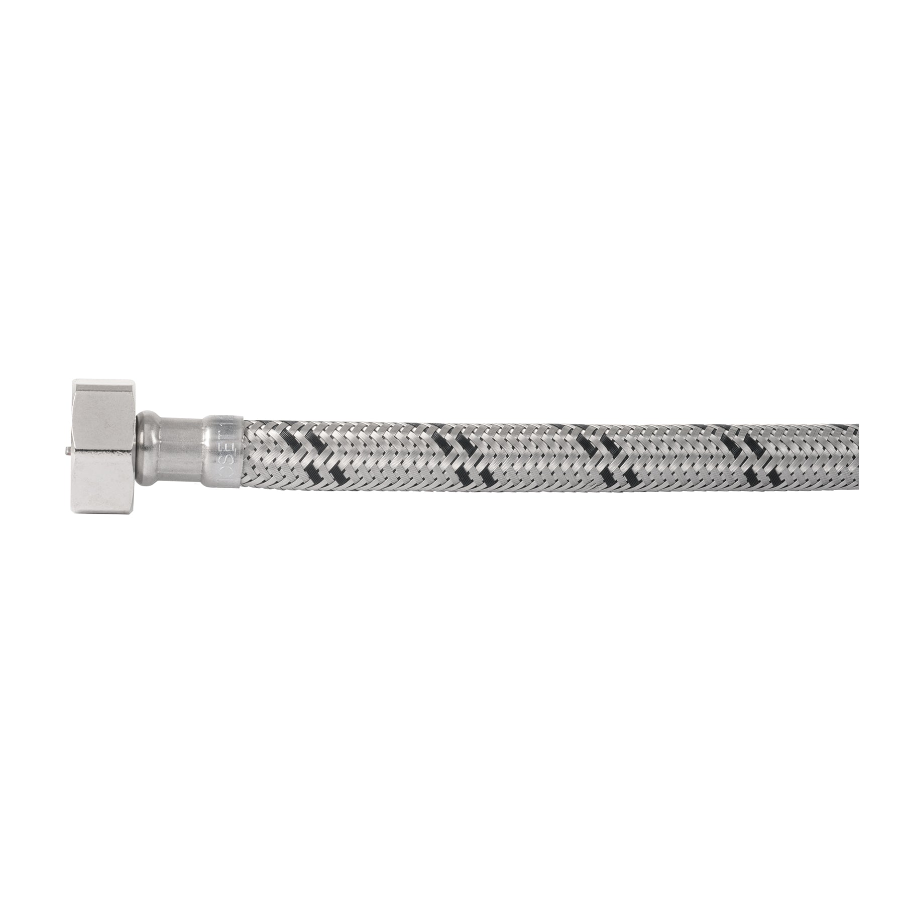 Manguera para monomando, acero inoxidable , 1/2" x 3/8" UNF, 55cm, Foset, FMO-3855XS, 49202