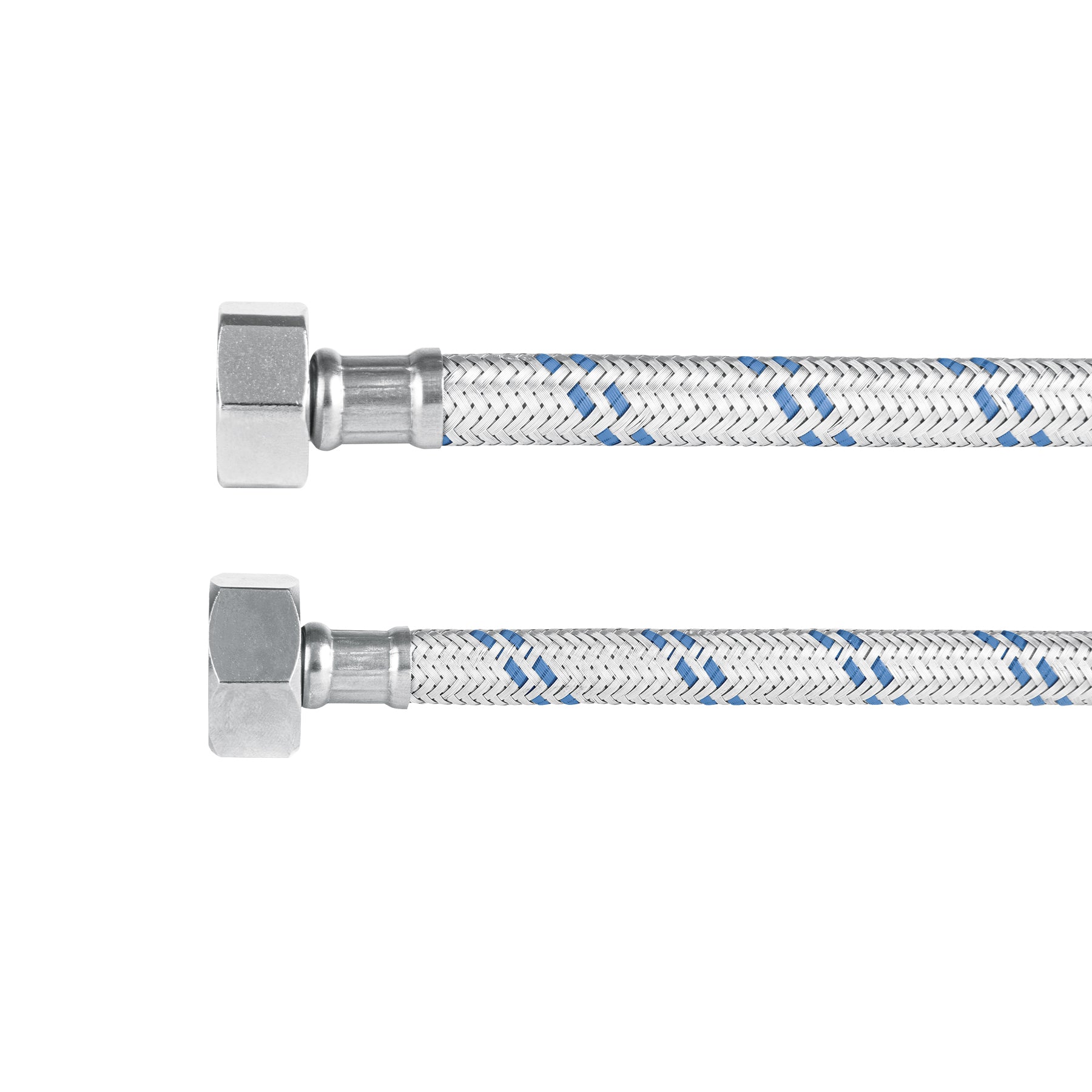 Manguera para WC, aluminio, 1/2" x 7/8", 60 cm, Foset, FWC-60, 49127