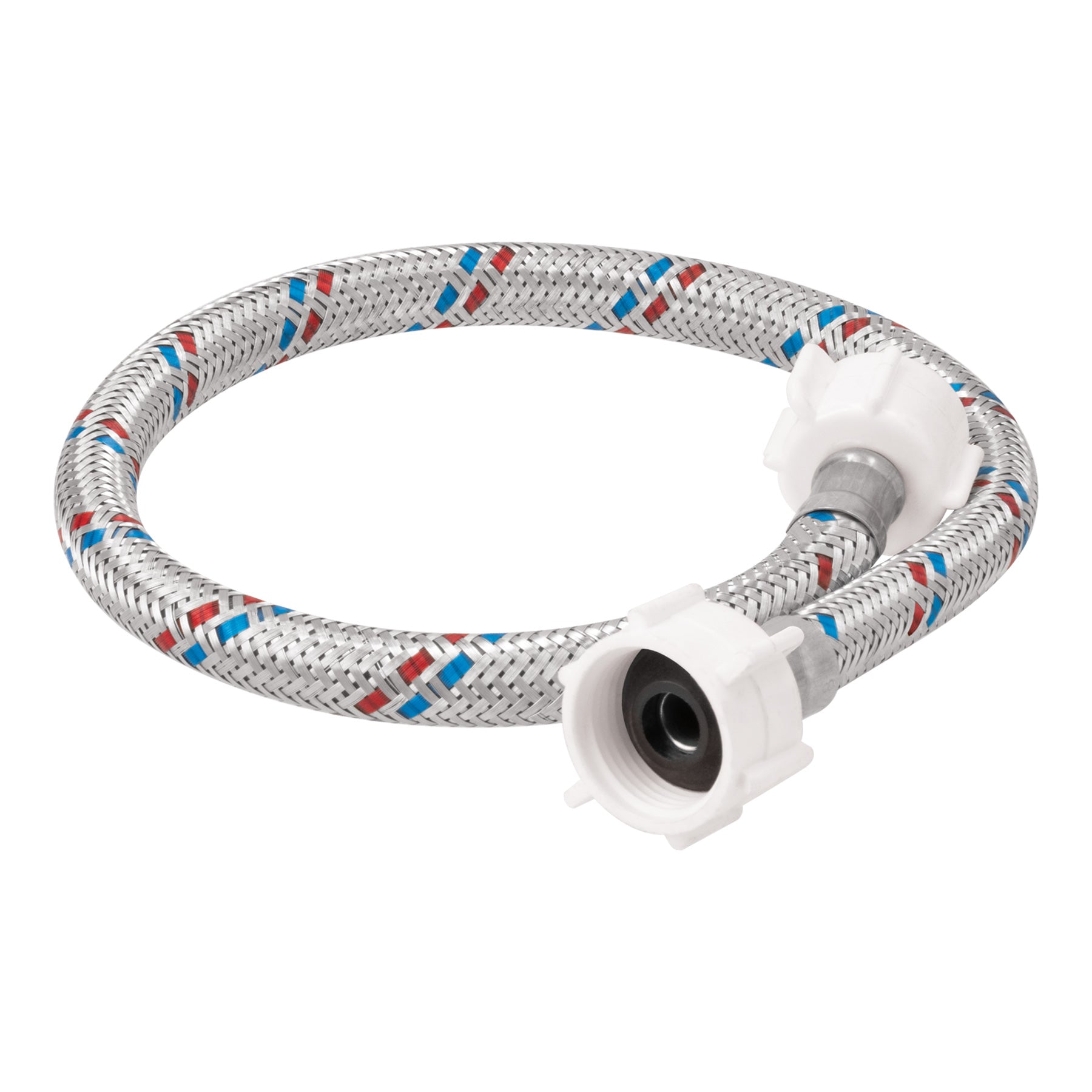 Manguera para WC, aluminio, 1/2"x7/8", 50cm, plást/plást, BASIC, Foset, FWC-PP50P, 49769