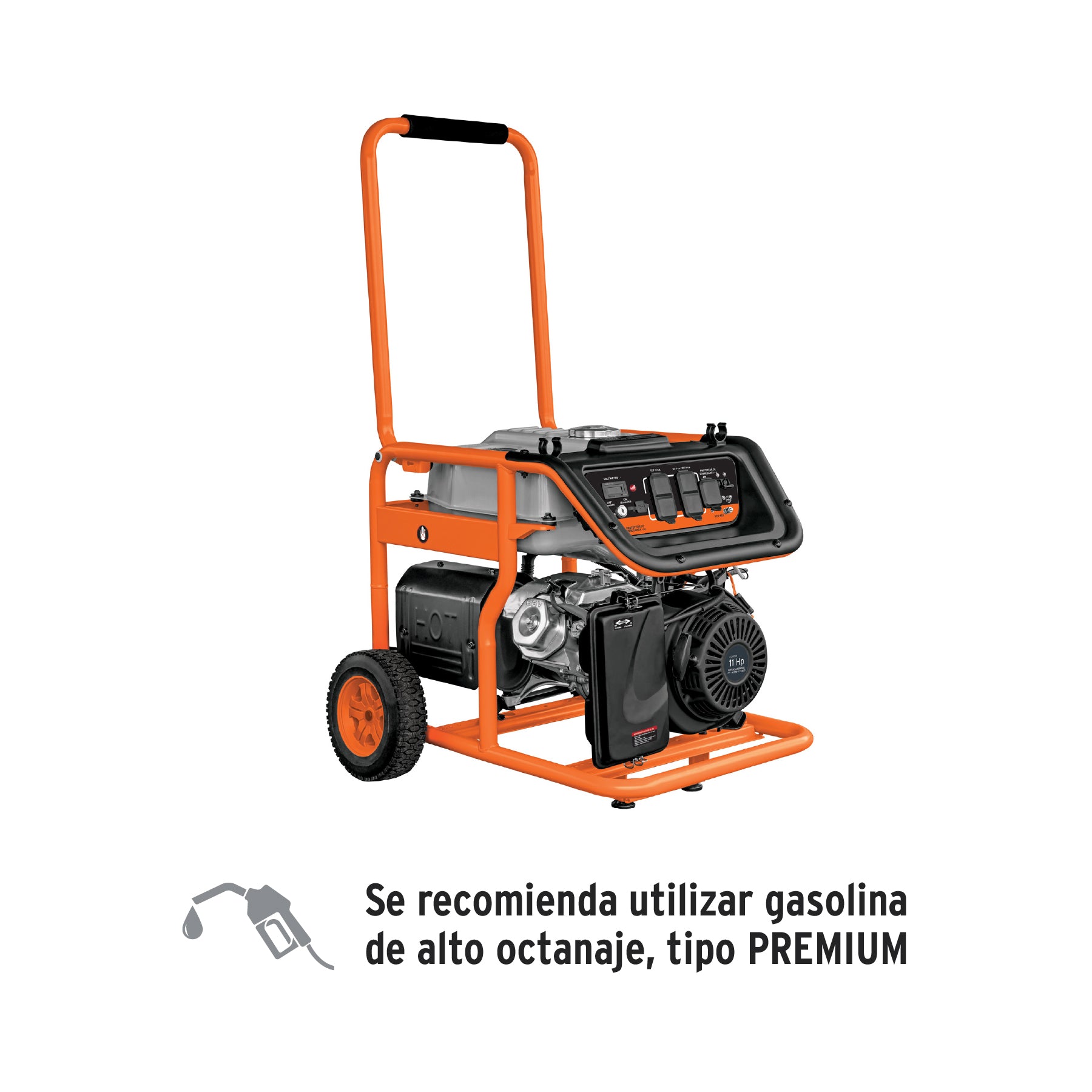 Generador portátil 4.5 kW motor a gasolina, Truper