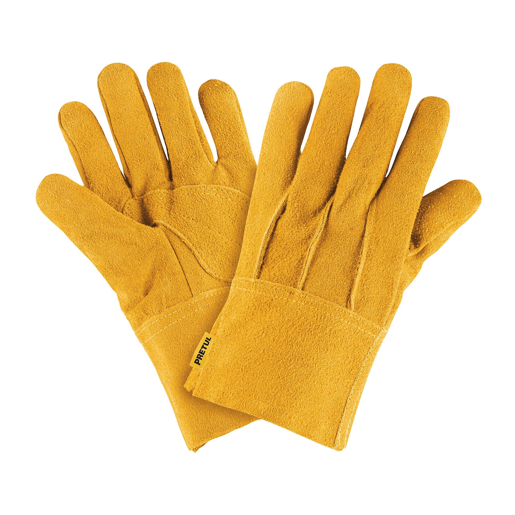 Guantes de carnaza, cortos, unitalla, Pretul