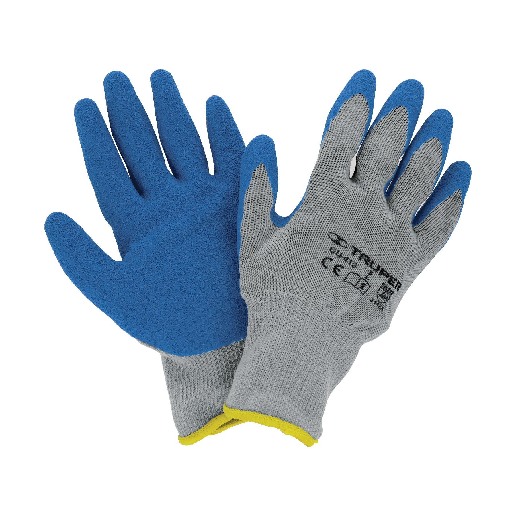 Guantes de poliéster recubiertos de latex, G, Truper