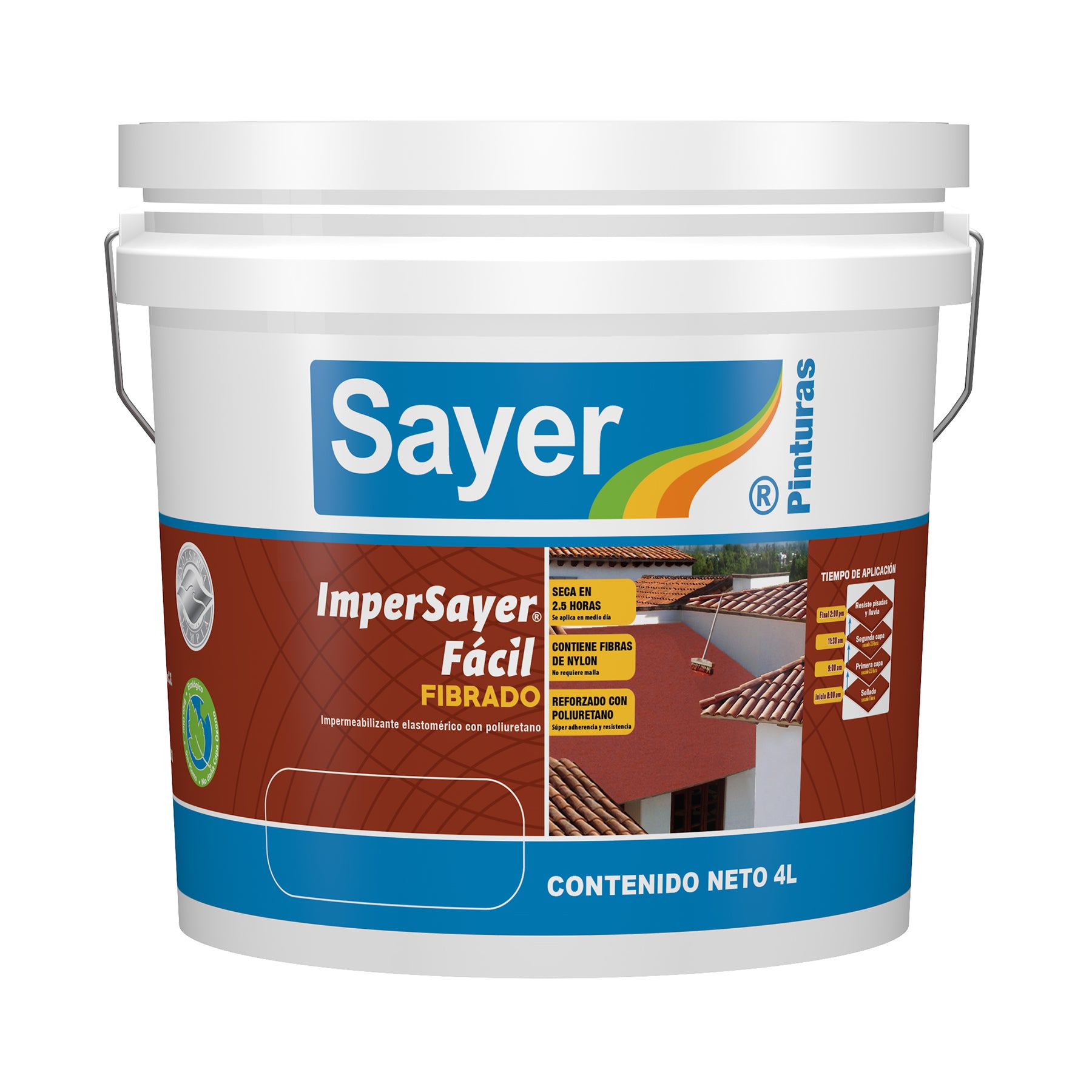 Impersayer facil fibra 5 años blanco 4l (im-4320.40)